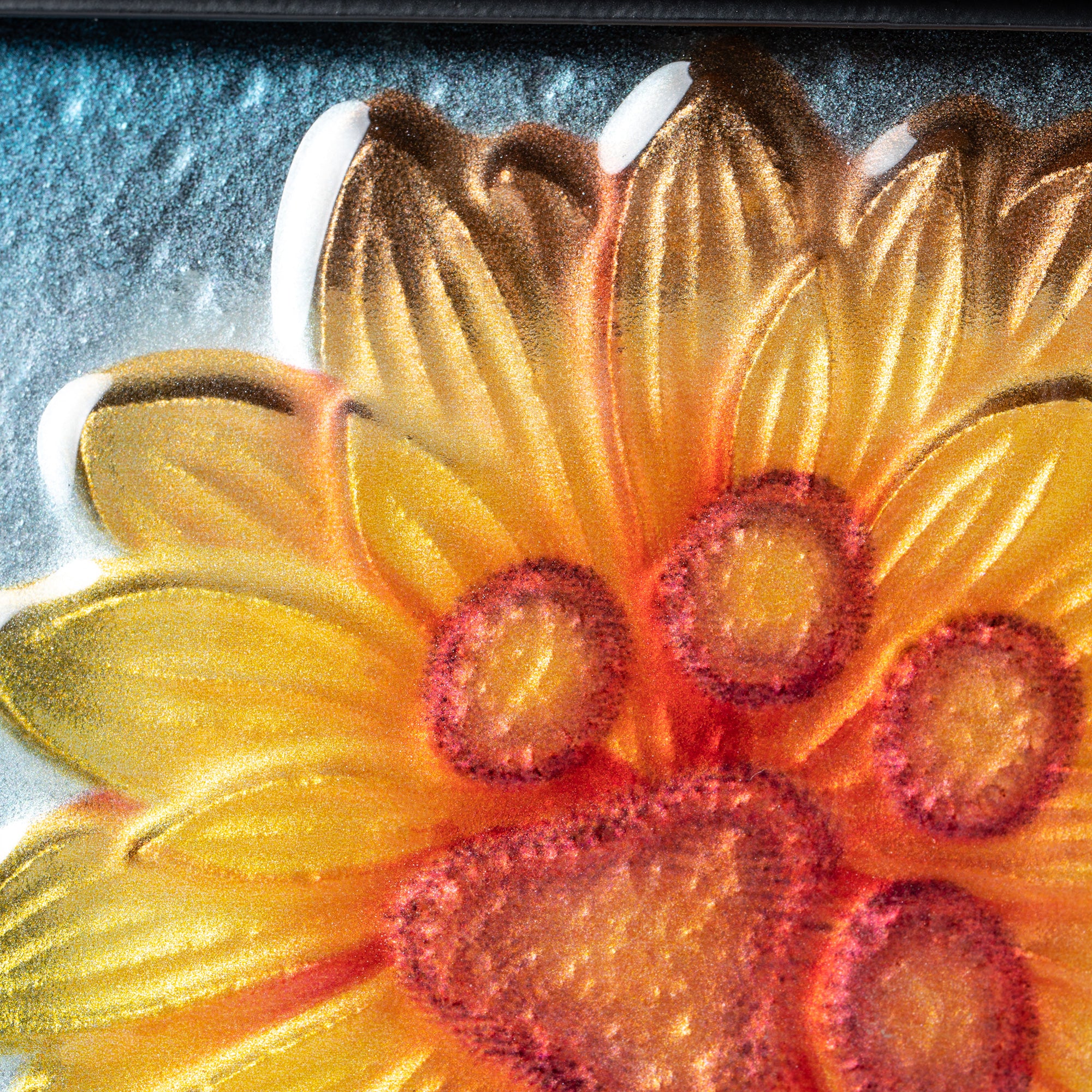 Paw Print Sunflower Solar Garden Lamp - Image 5
