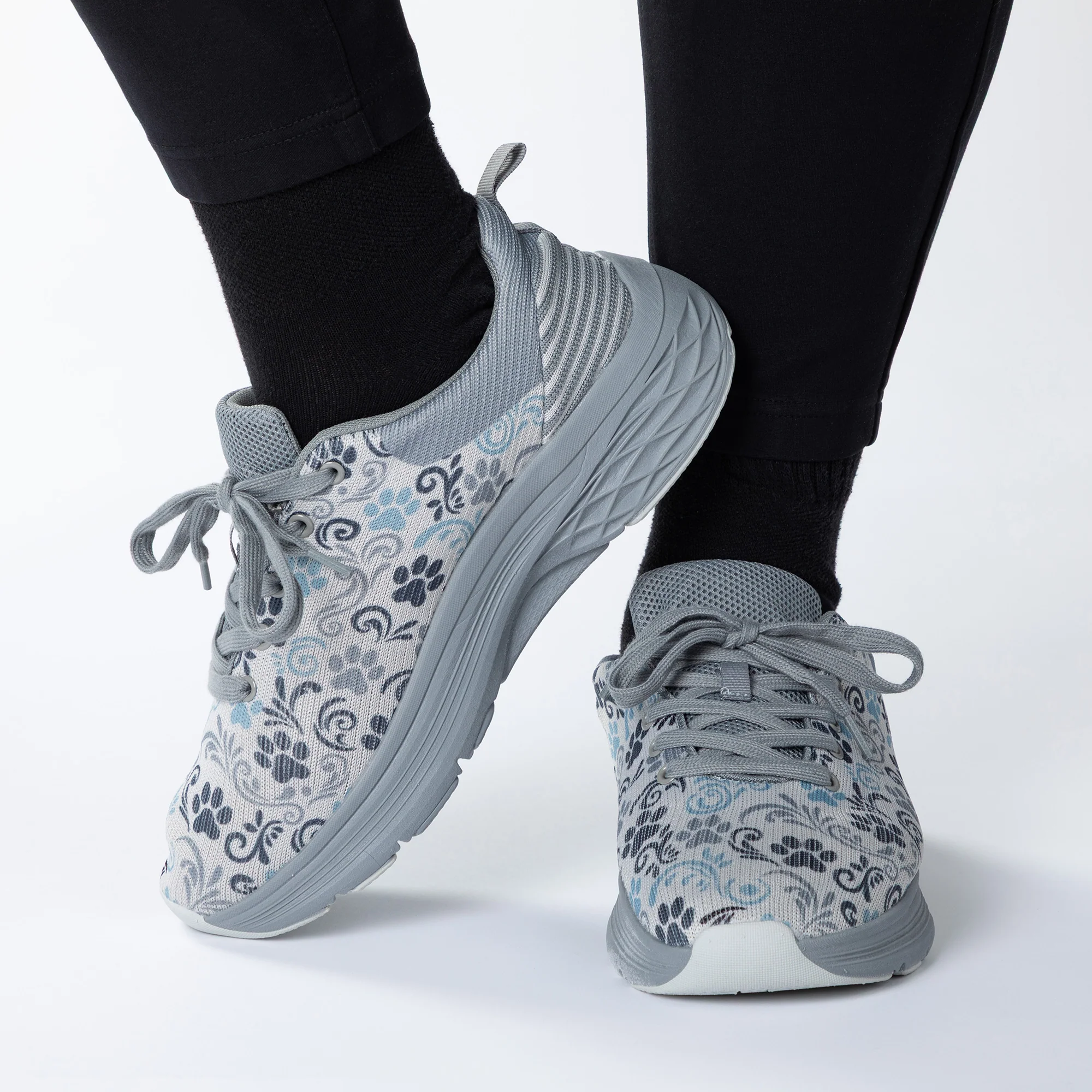 Step Easy Paw Print Walking Shoes