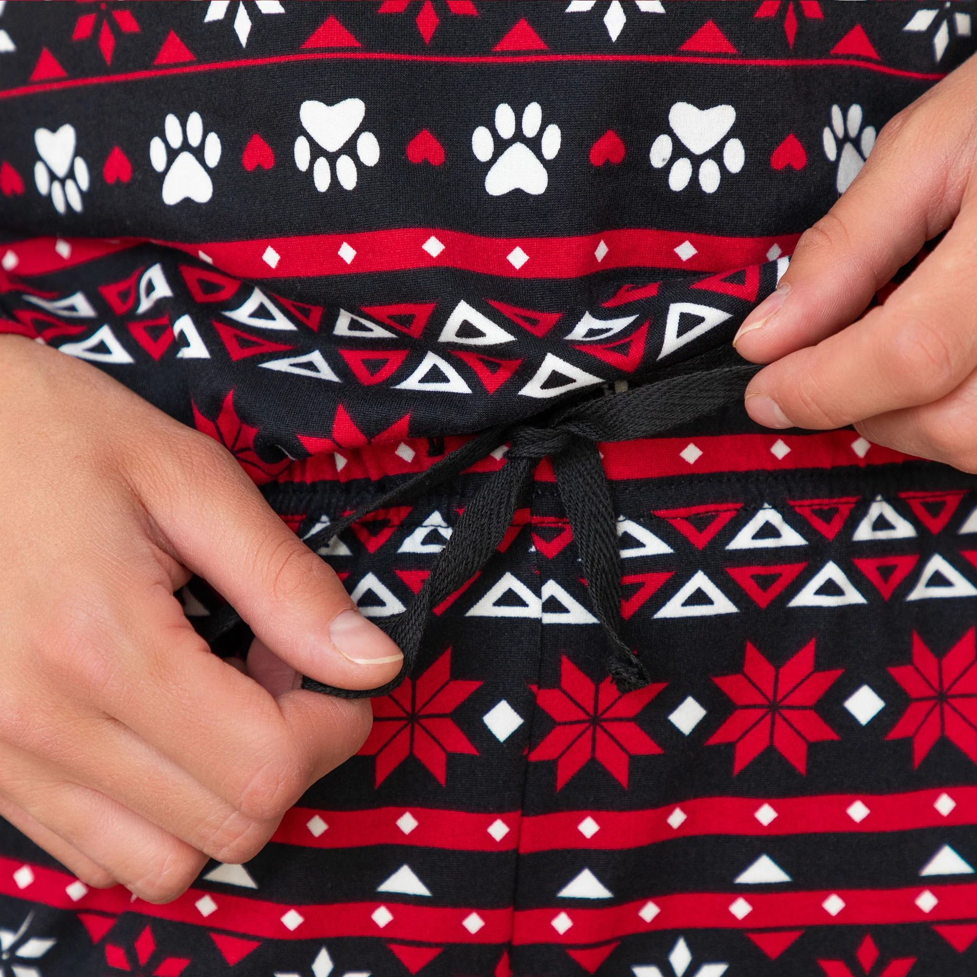 Soft Touch Traditional Nordic Paws Pajama Separates - Image 3