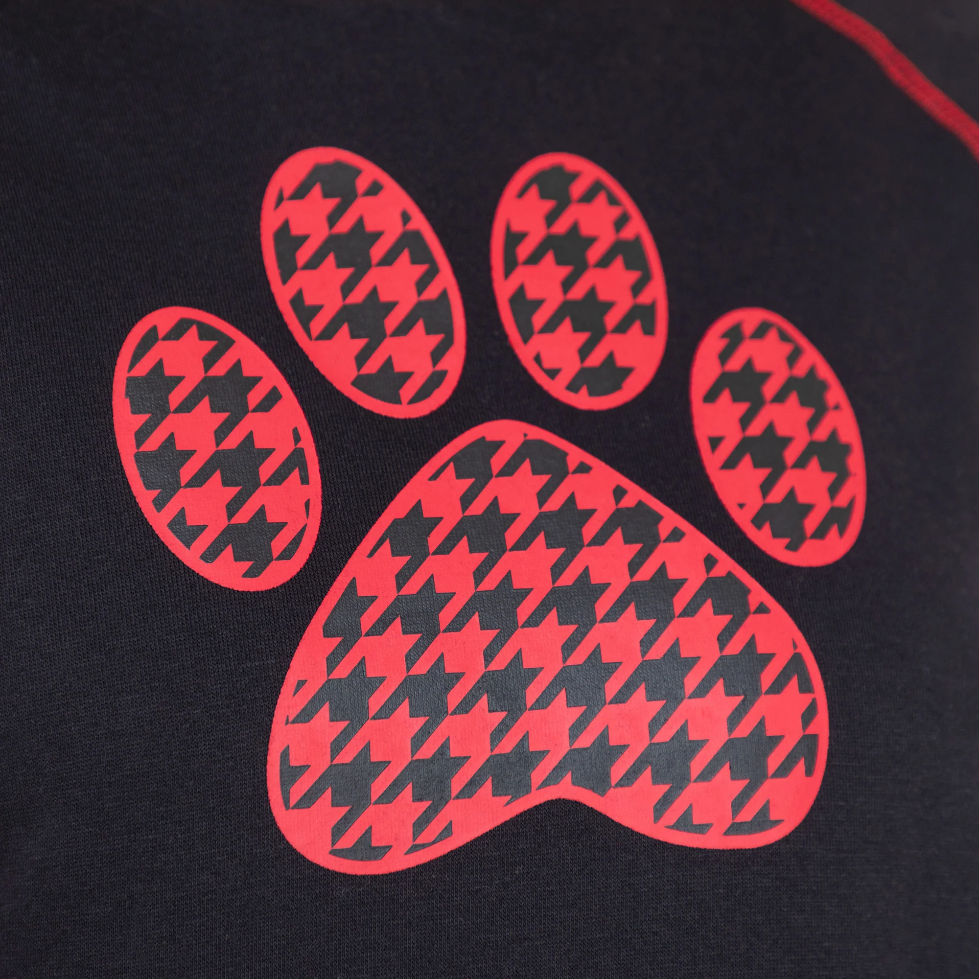 Paw Print Oversized Hooded Sweatshirt - Image 2