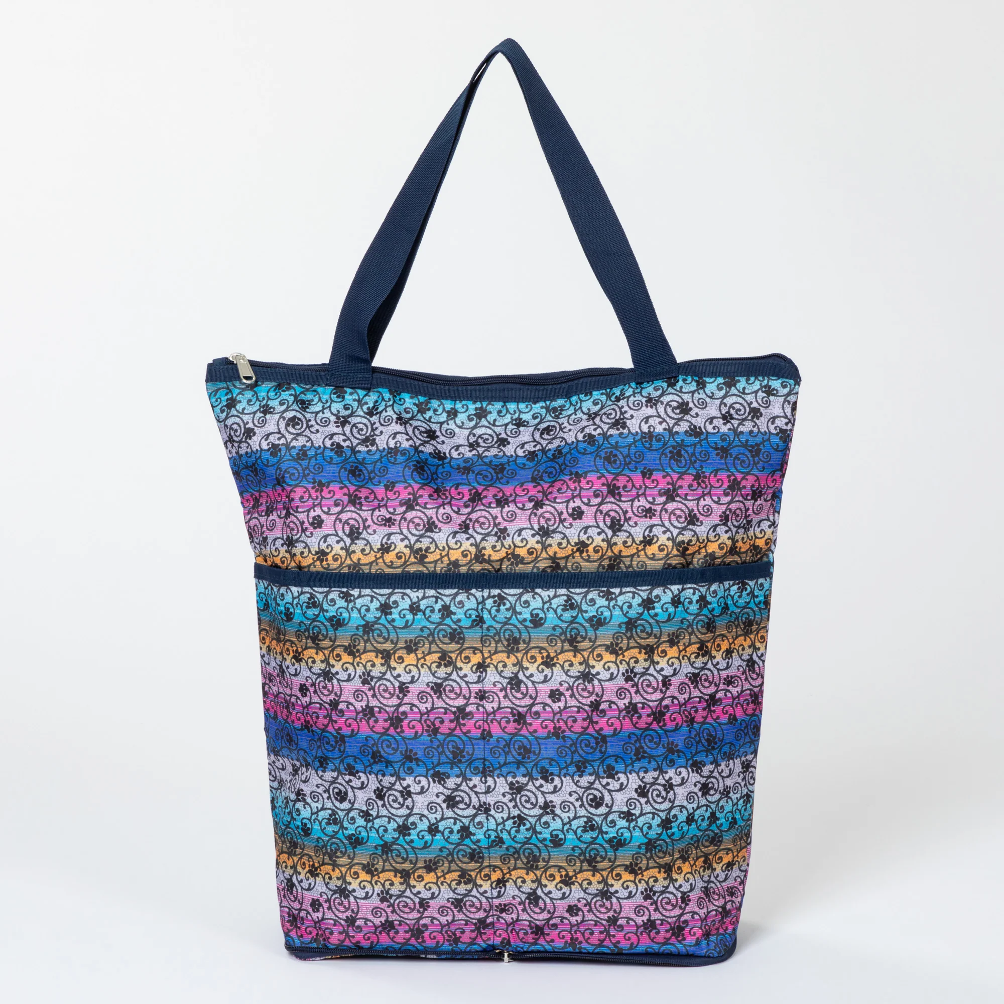 Extra Large Foldable Paw Print Tote Bag - Image 5