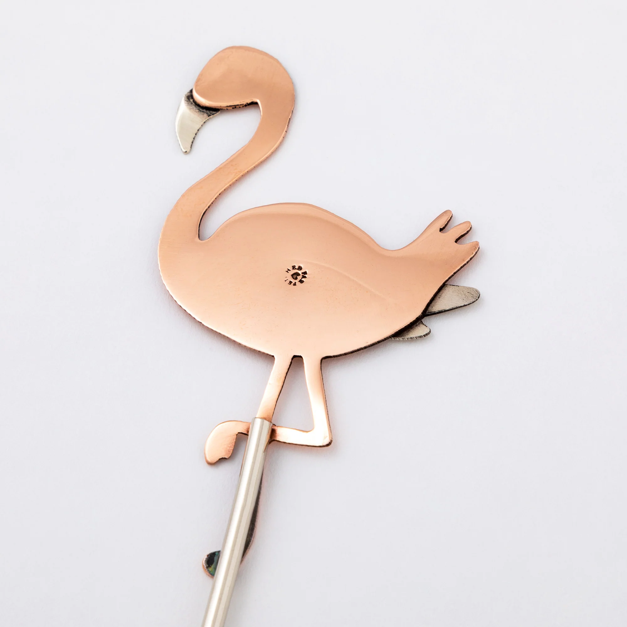 Flamingo Mixed Metal Plant Stake - Image 6