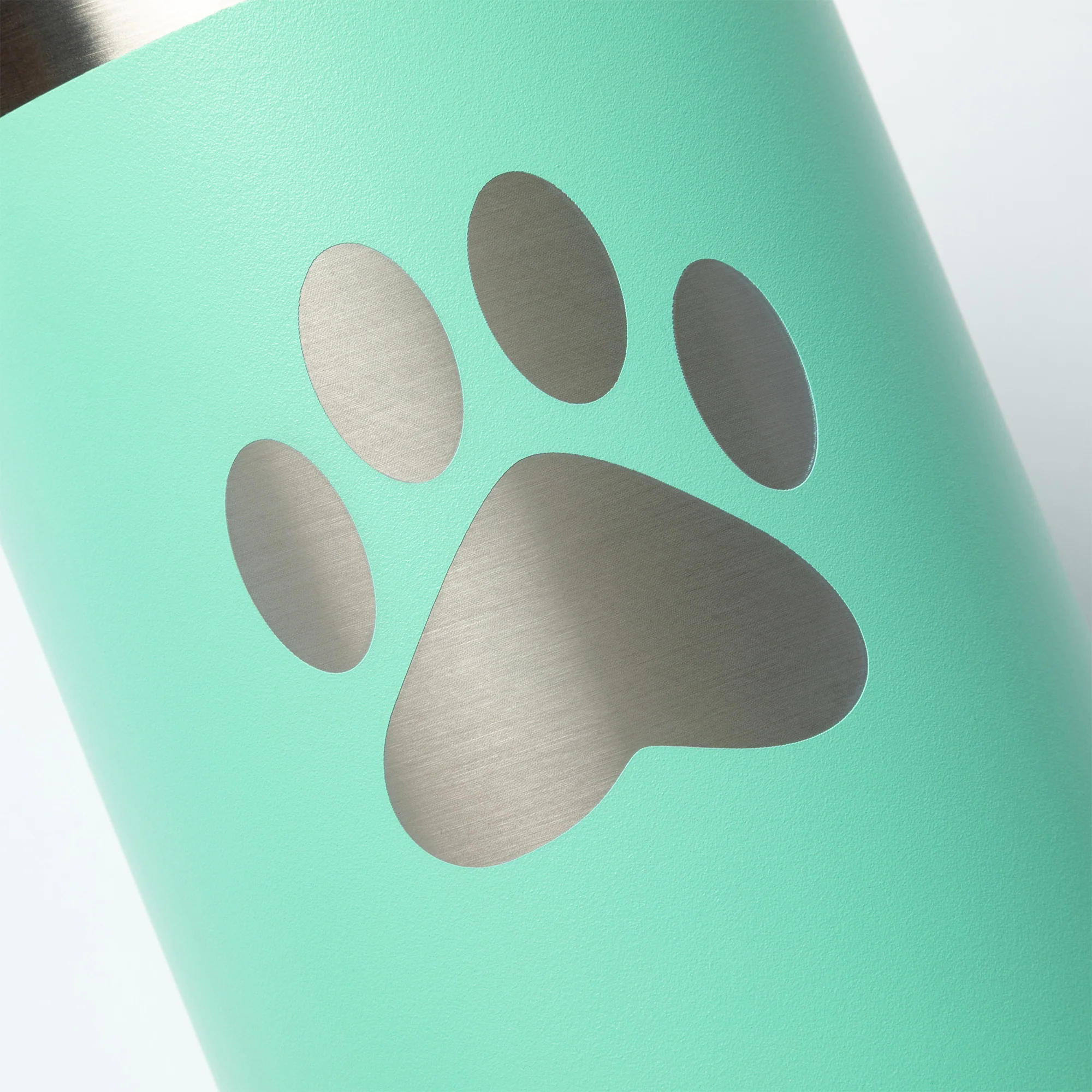 Paw Print Vacuum Sealed Stainless Steel Tumbler - 40 oz - Image 15