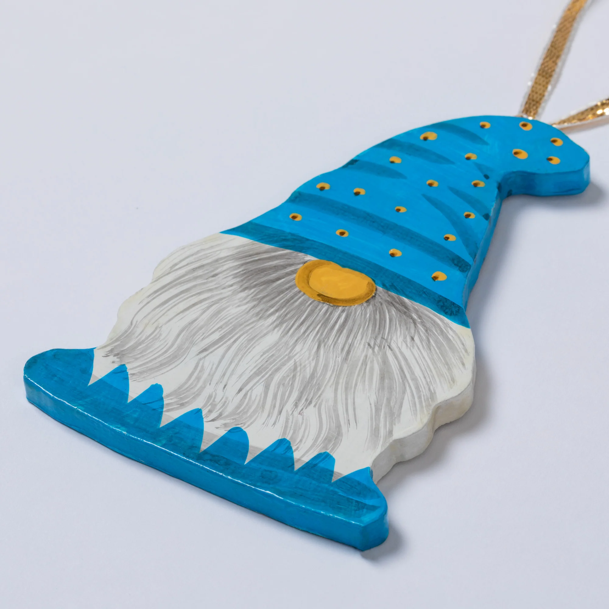 Hand Painted Gnome Ornament - Image 4