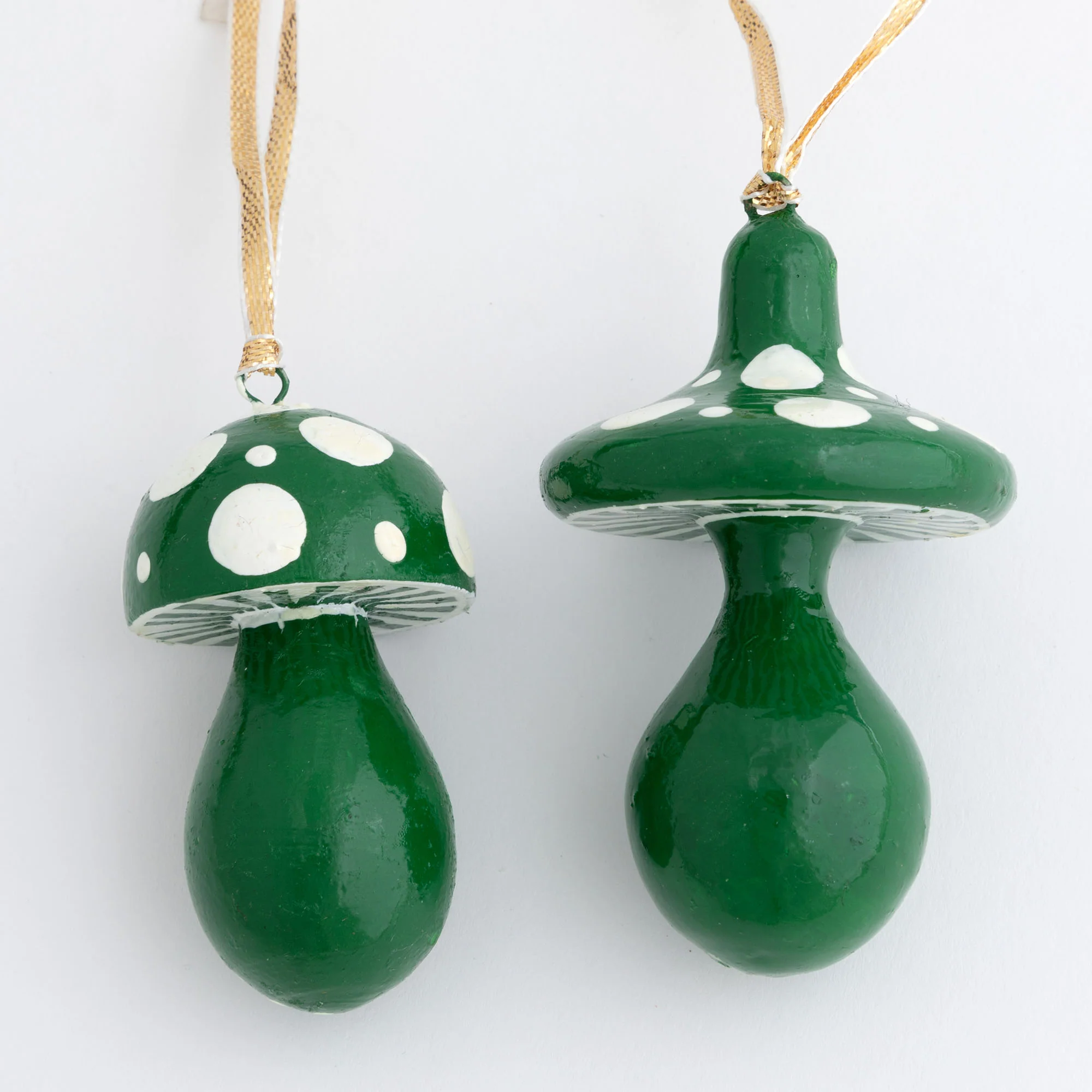 Hand Painted Mushroom Ornaments - Set of 2 - Image 7