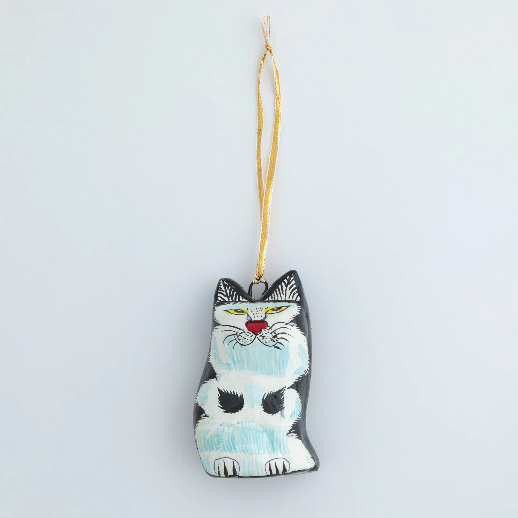Hand Painted Cat Ornament - Image 8