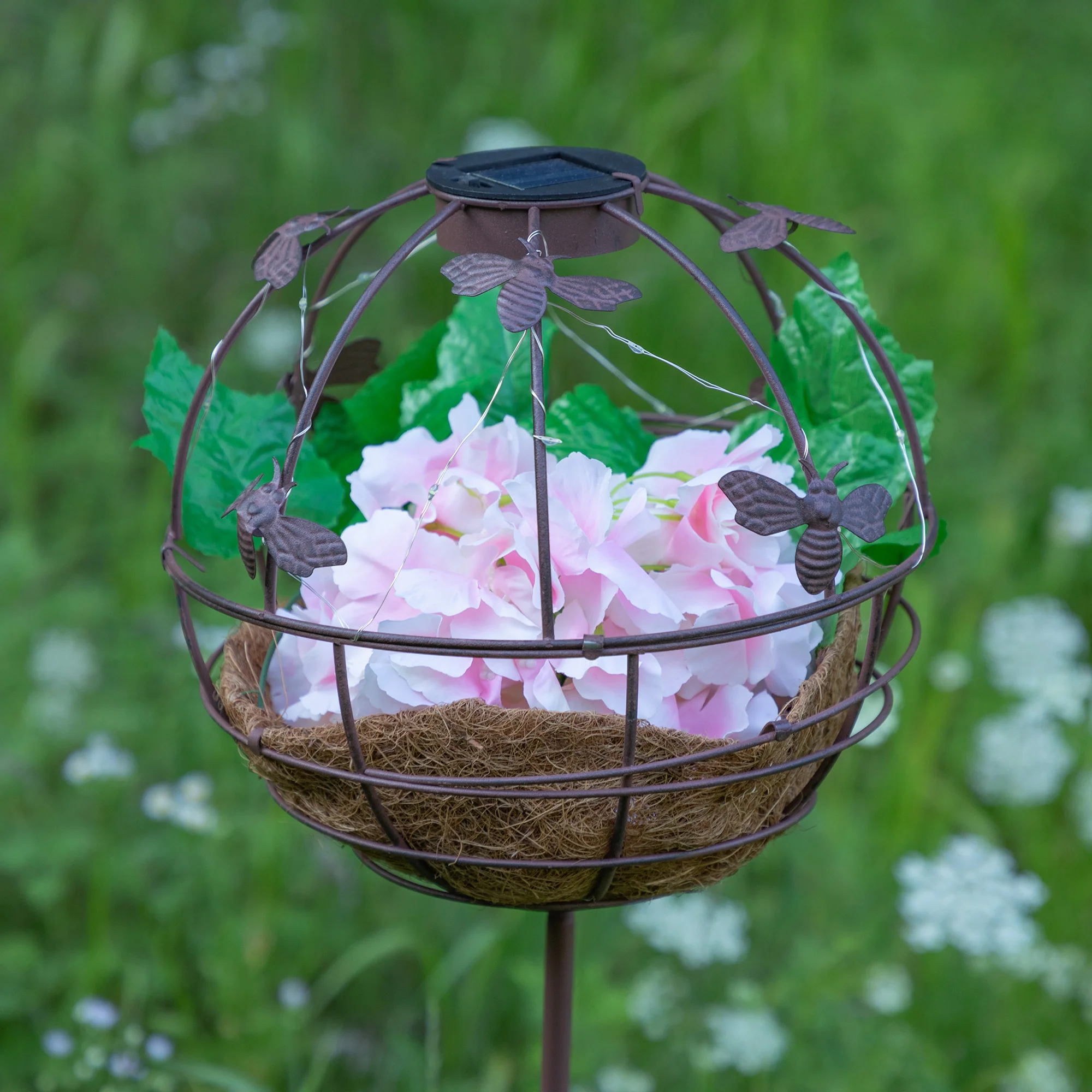 Garden Sphere Solar Planter - Image 3