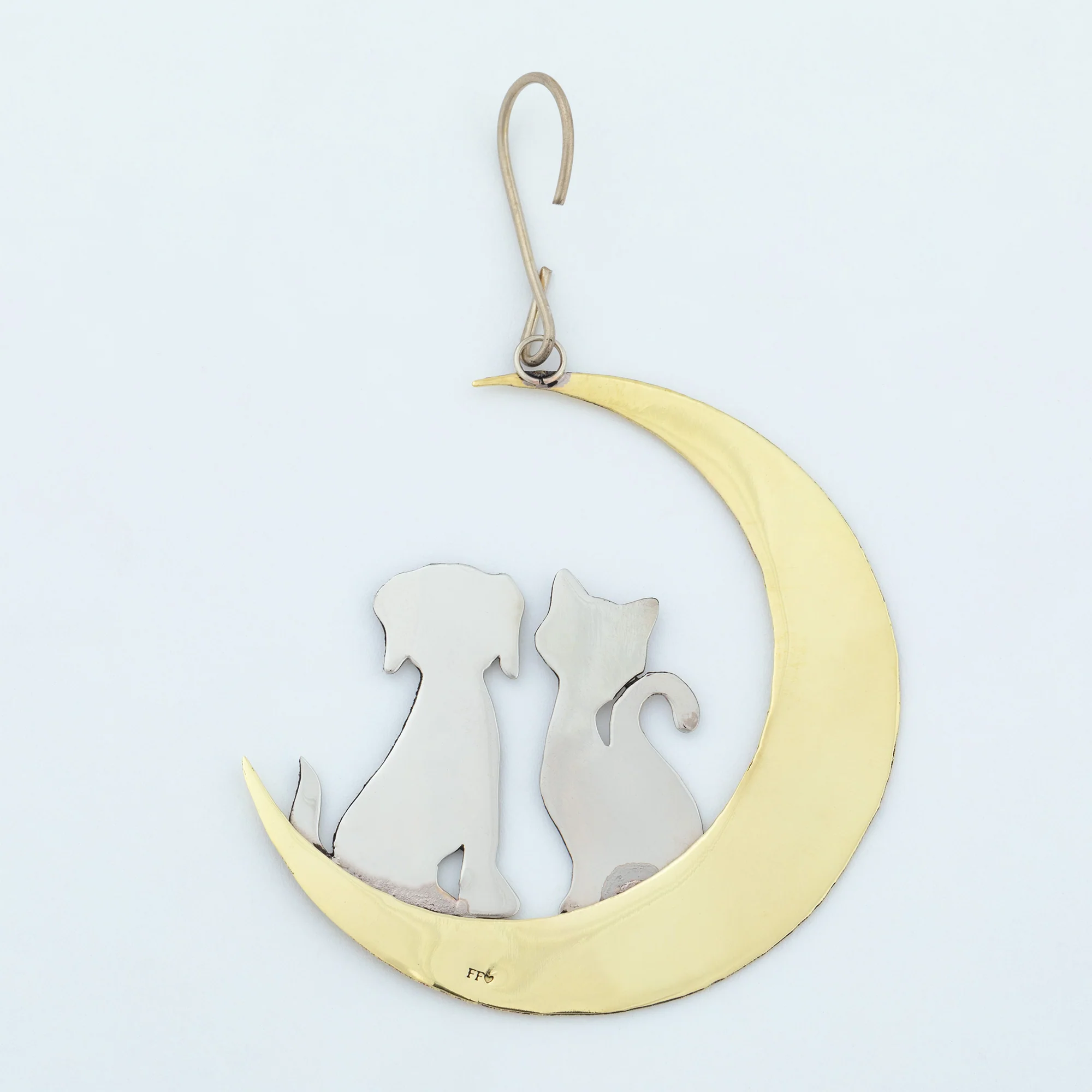 Under the Moonlight Love for Pets Mixed Metal Ornament - Image 4