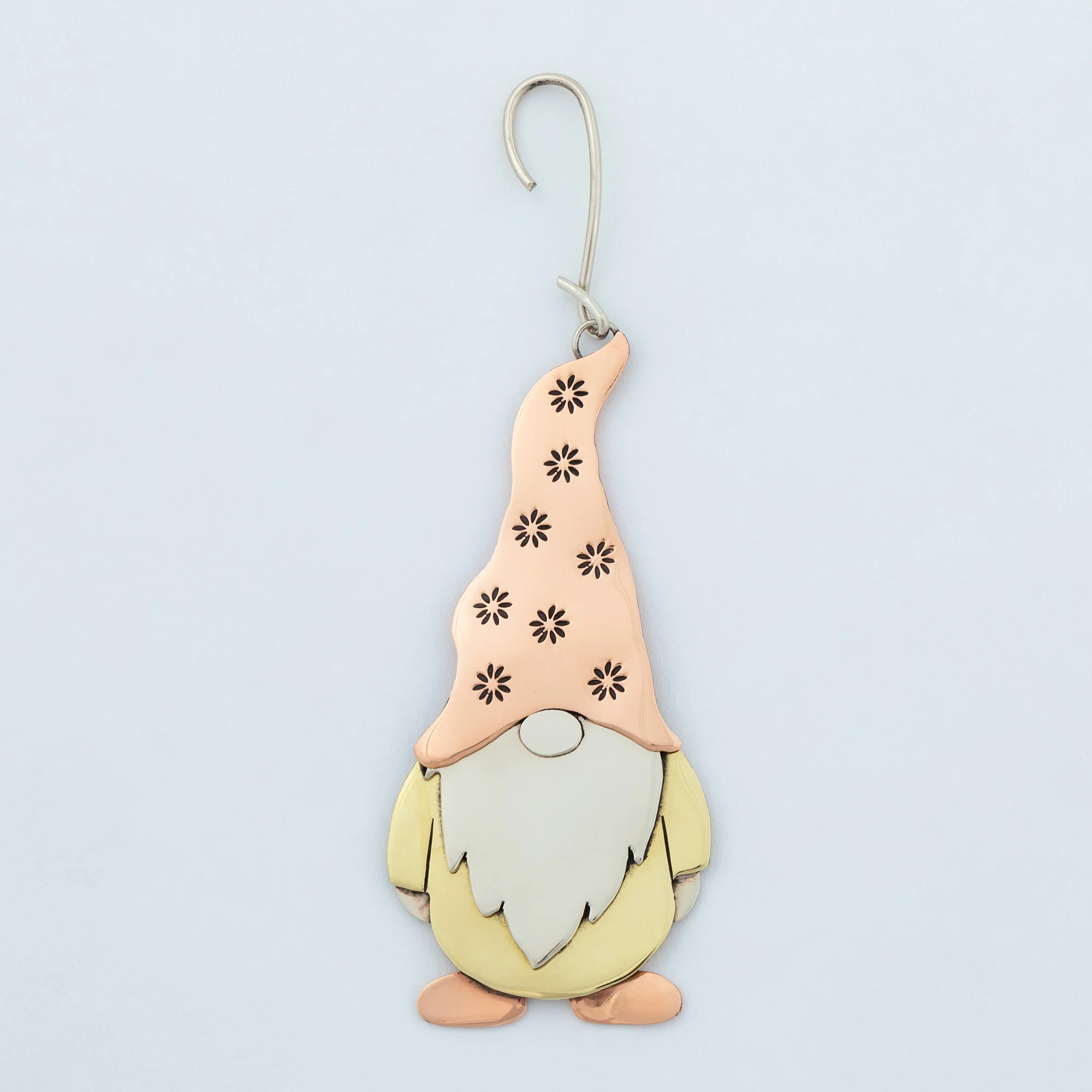 Cute Gnome Mixed Metal Ornament - Image 8