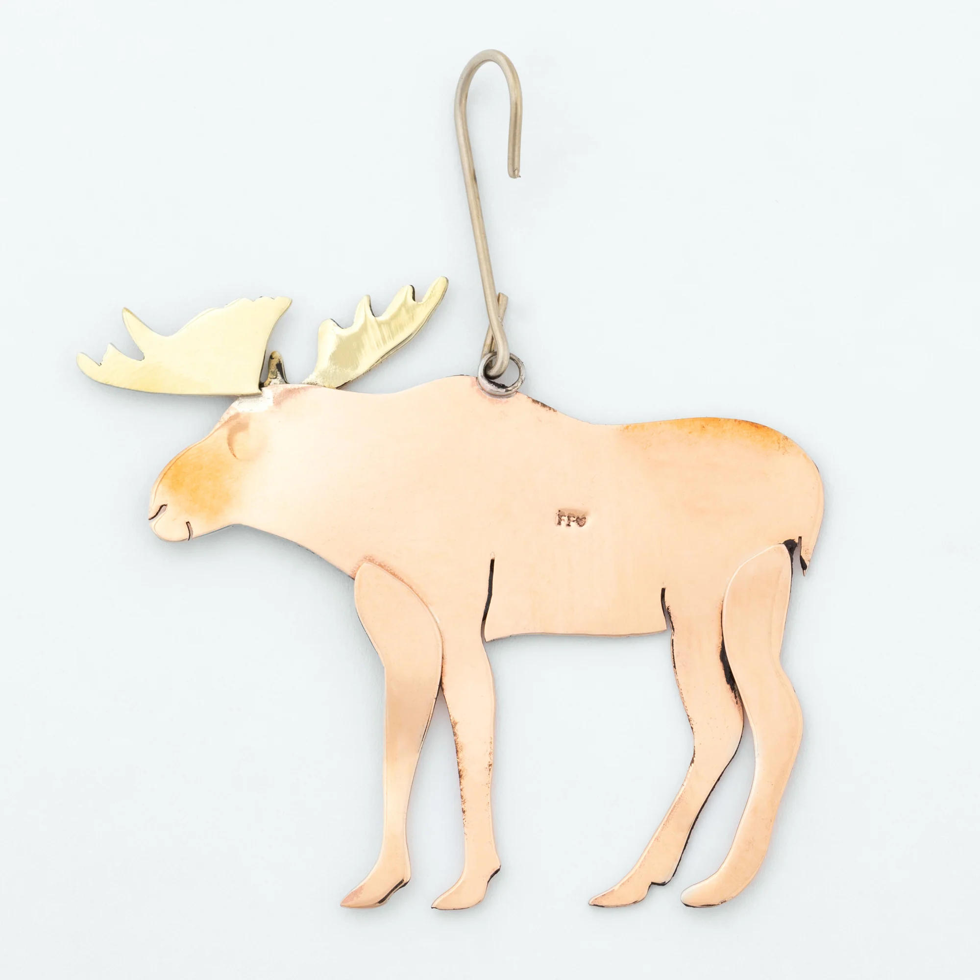 Moose Mixed Metal Ornament - Image 4