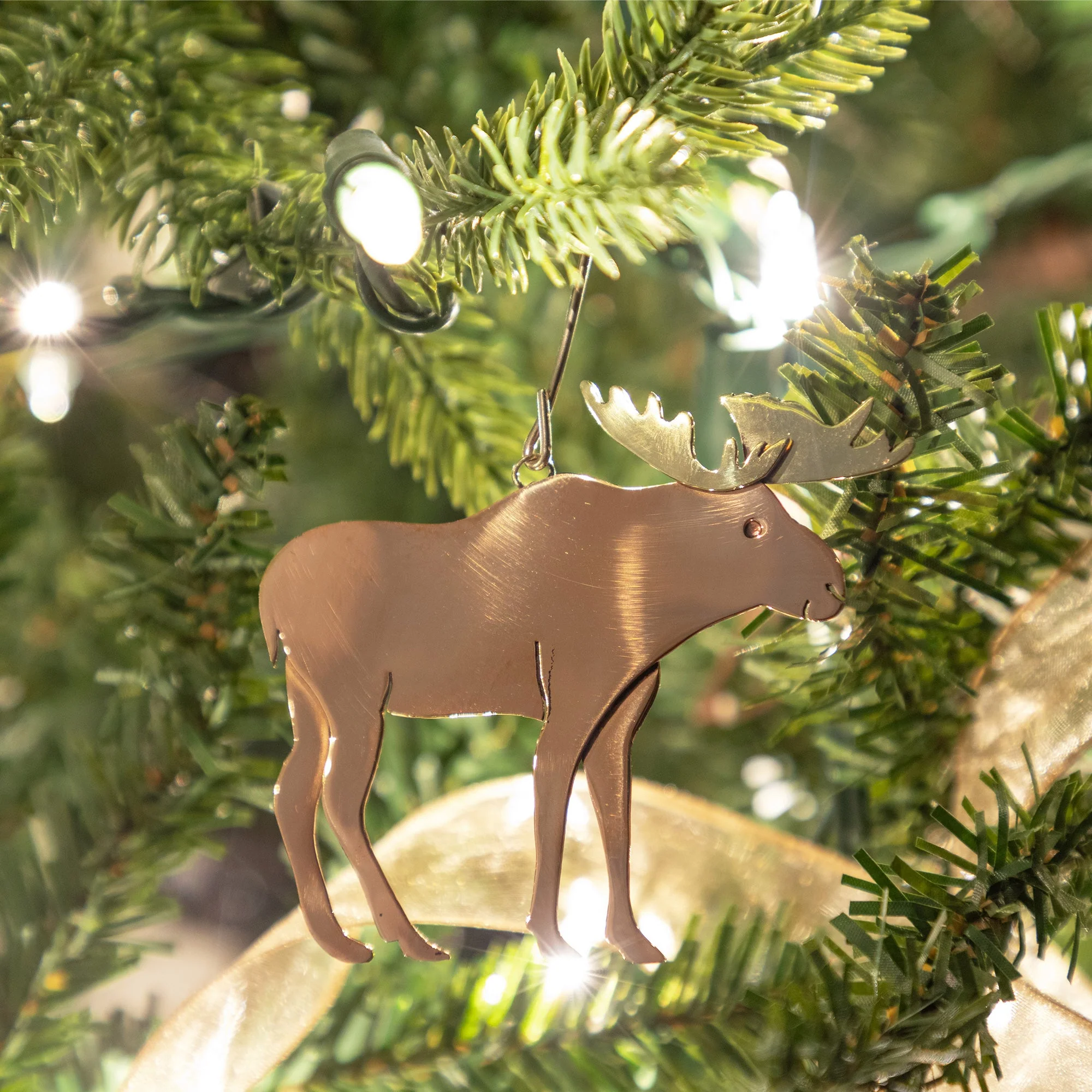 Moose Mixed Metal Ornament - Image 5