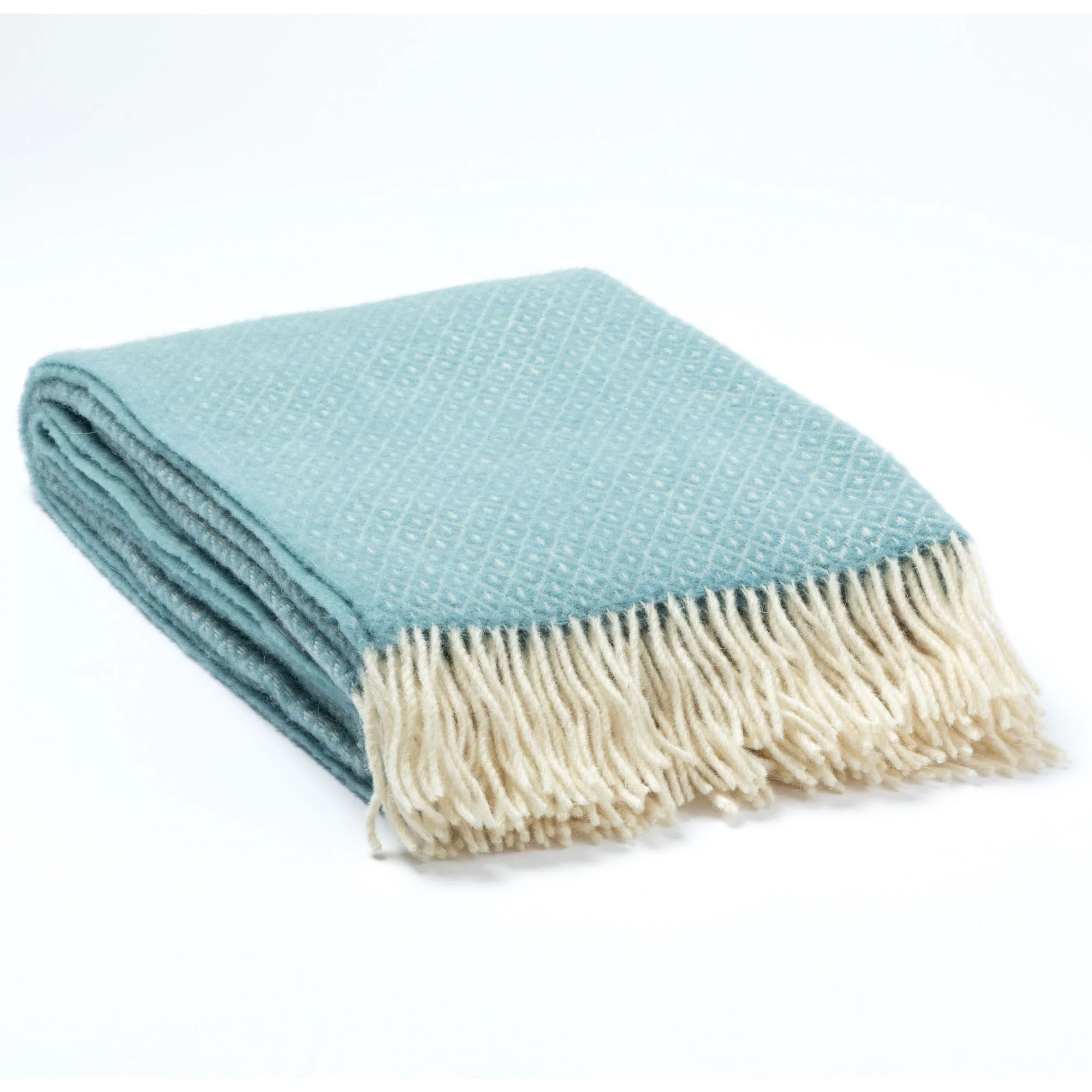 Ukrainian 100% Wool Fringed Throw Blanket - Image 20