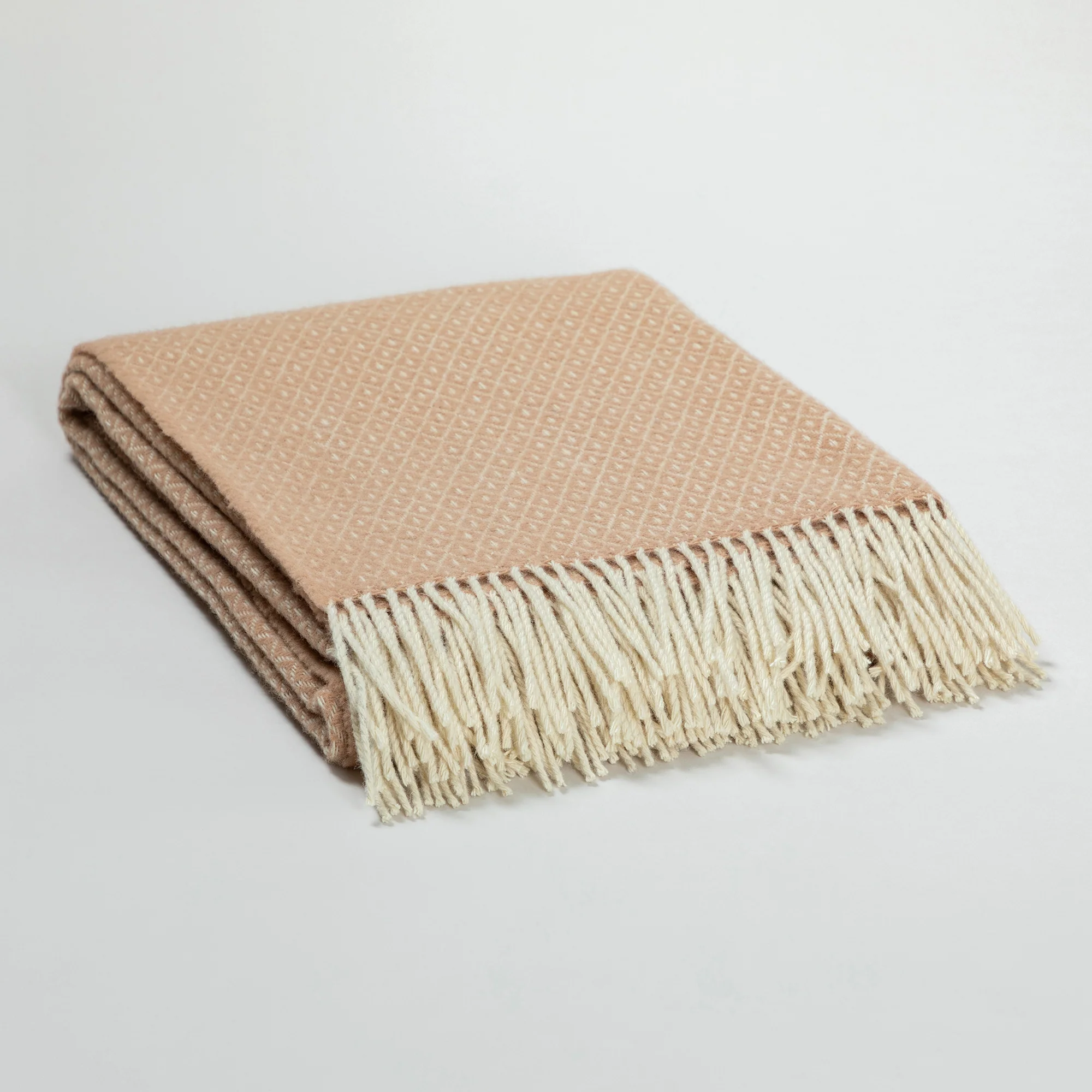 Ukrainian 100% Wool Fringed Throw Blanket - Image 28