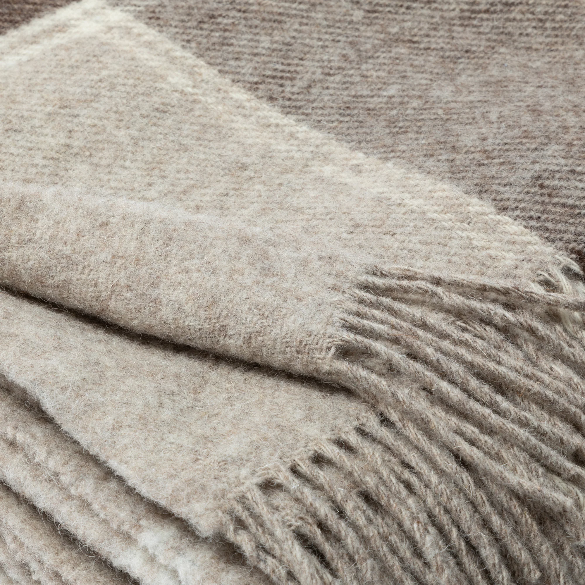 Ukrainian 100% Wool Fringed Throw Blanket - Image 39