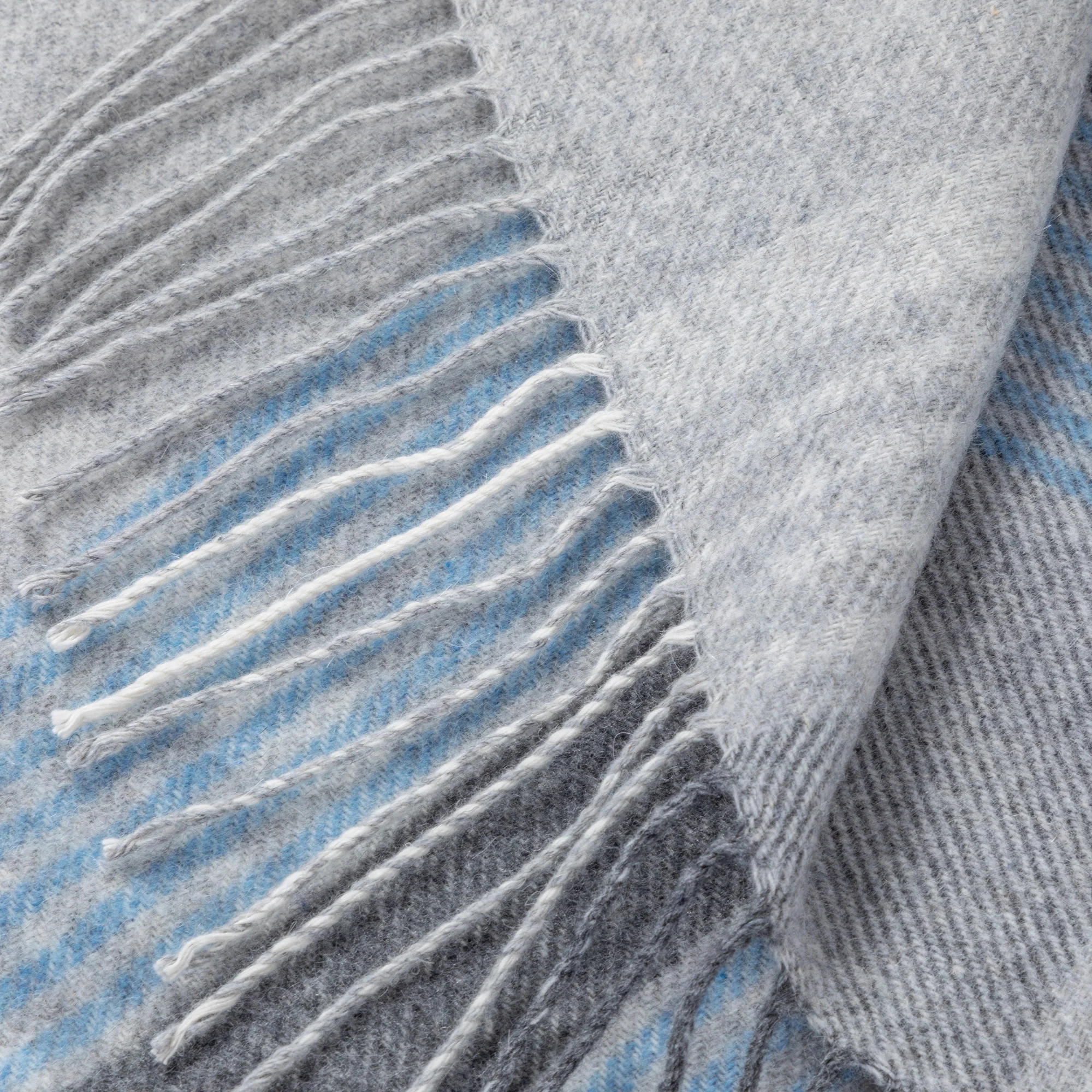 Ukrainian Merino Wool & Cashmere Plaid Shawl - Image 30