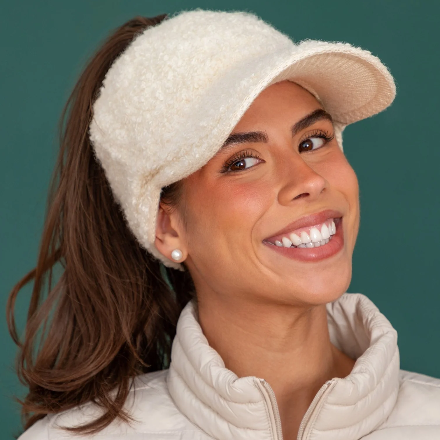 Paw Print Warm Ponytail Baseball Hat - Image 7
