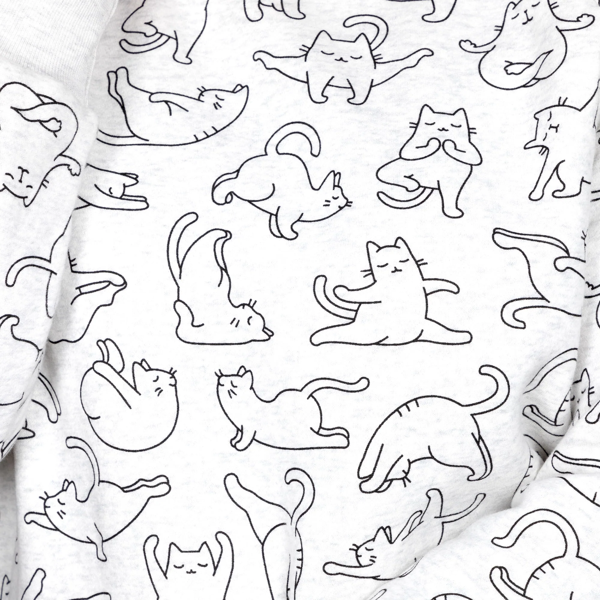 Cat Yoga Crew Sweatshirt - Image 6