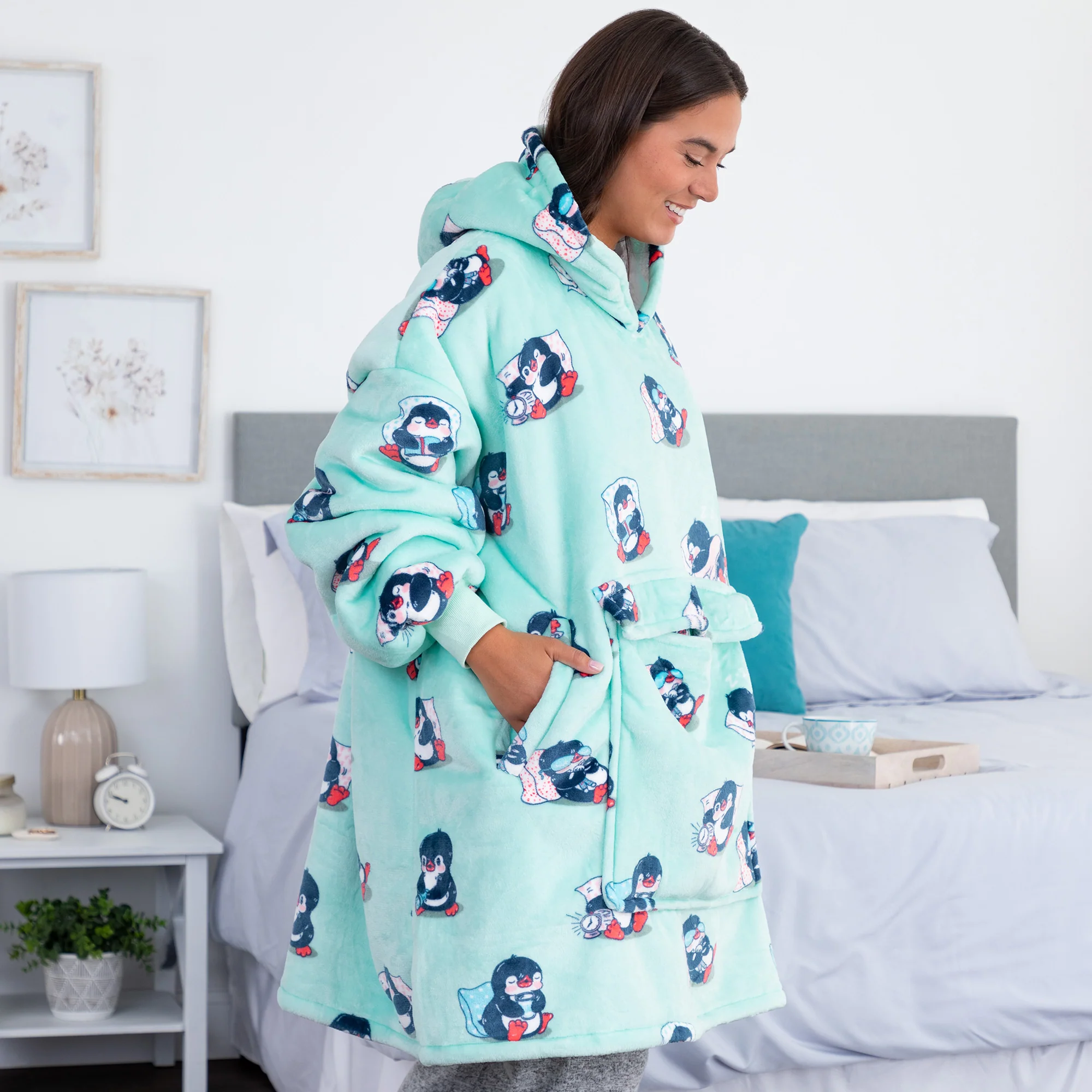 Wearable Pet Pocket Hoodie Blanket - Image 28