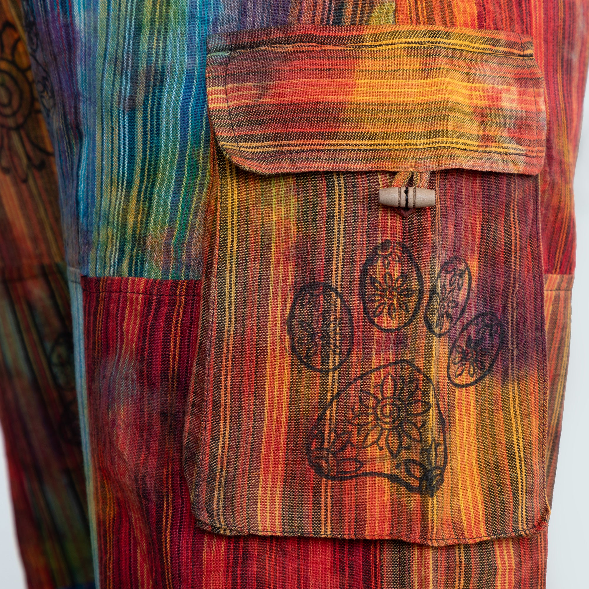 Tie-Dye Patchwork Paw Print Pants - Image 12