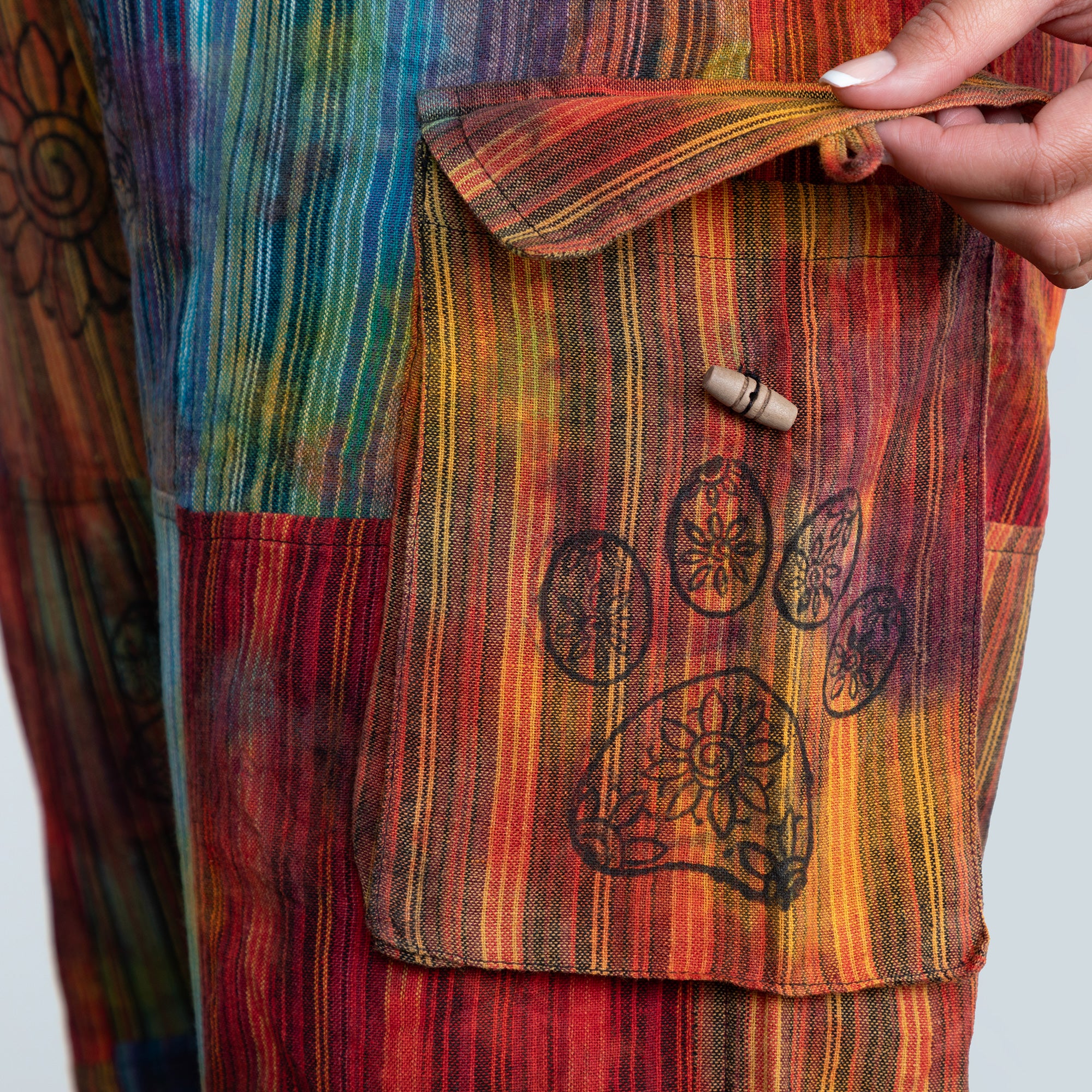 Tie-Dye Patchwork Paw Print Pants - Image 16