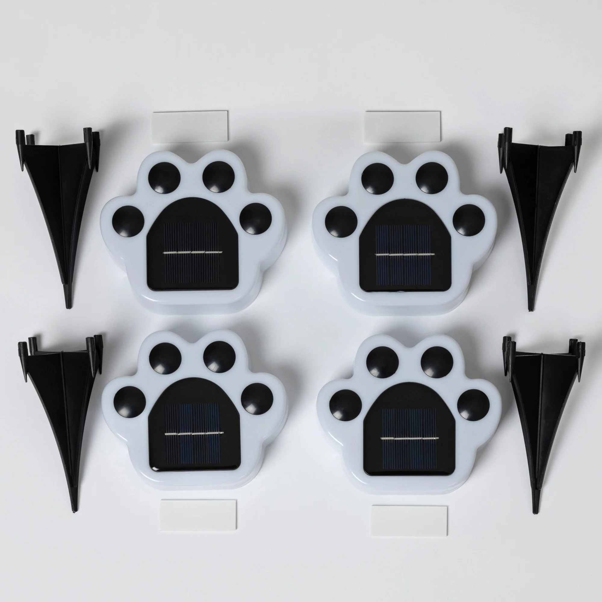 Paw Print Pathway Ground Solar Light - Set of 4 - Image 10