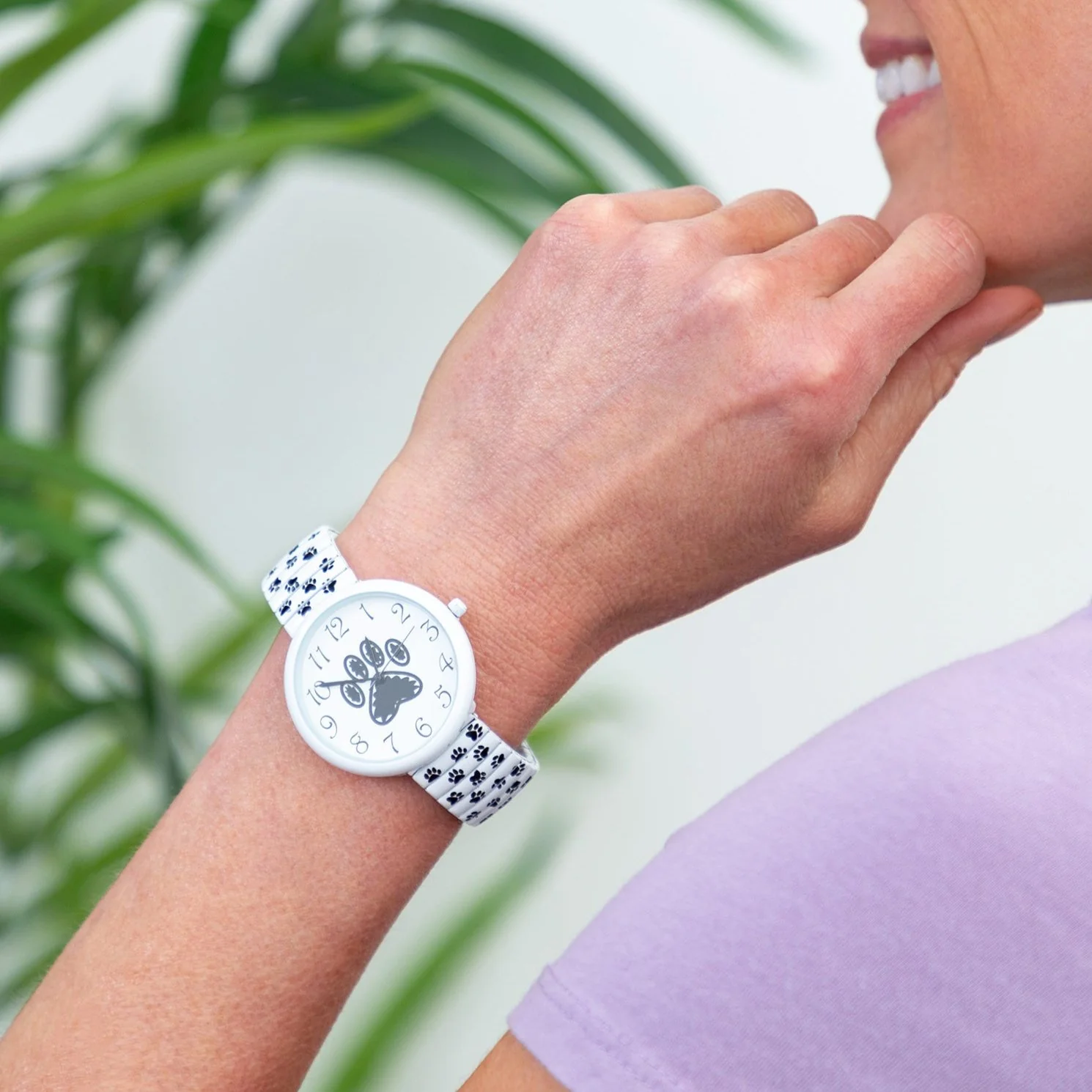 Paw Print Stretch Band Watch - Image 9