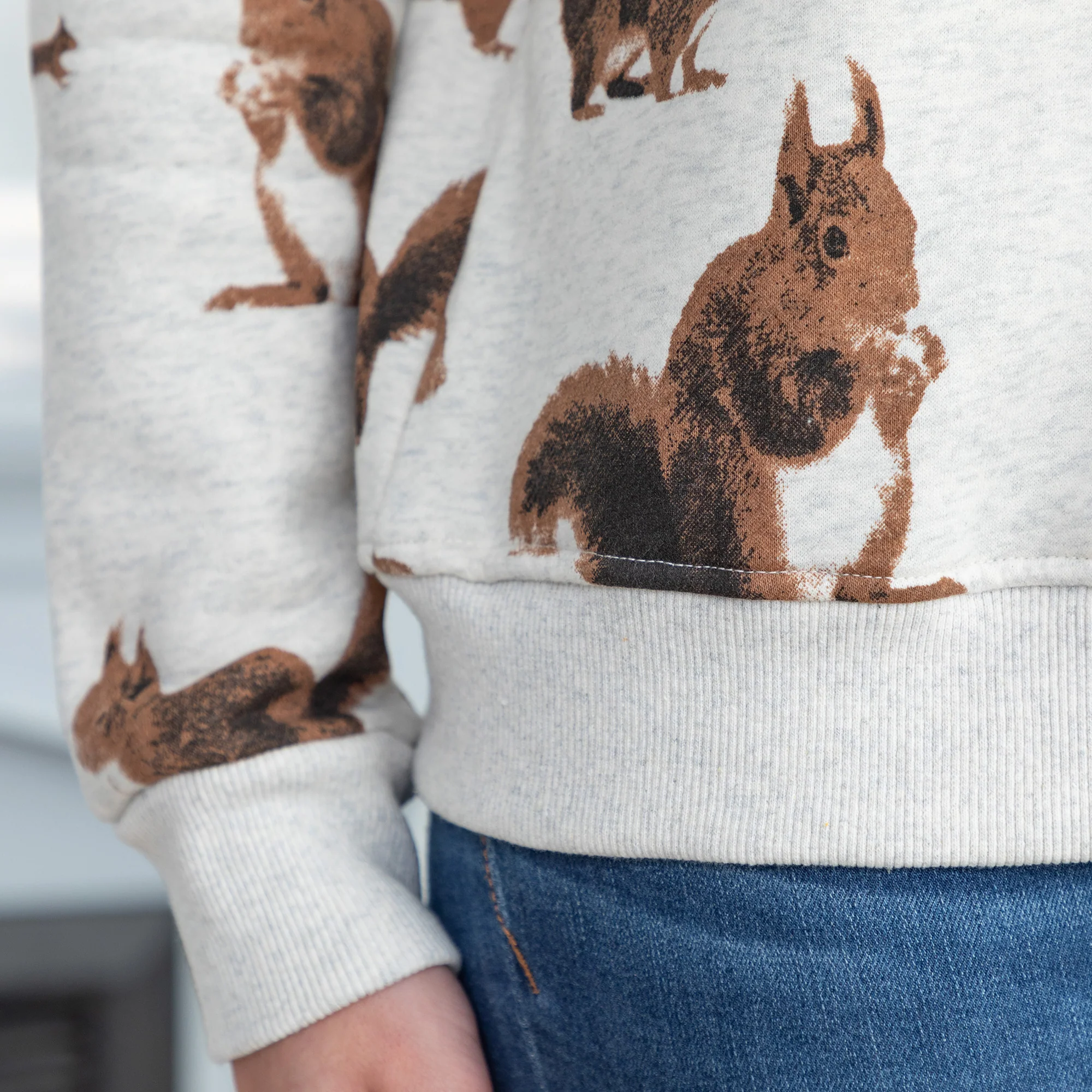 All Over Squirrel Crewneck Sweatshirt - Image 3