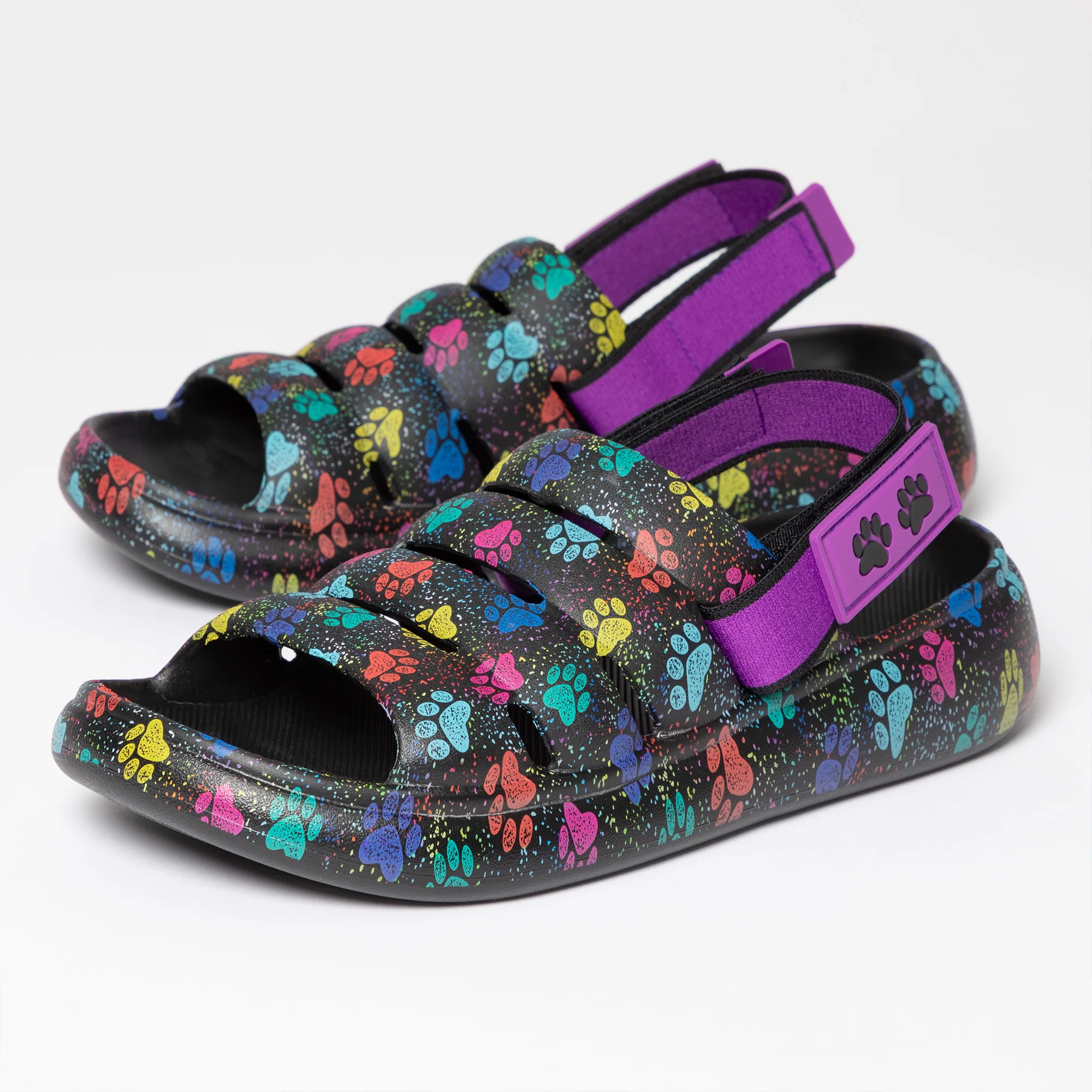 Paw Print Slingback Convertible Sandals - Image 6