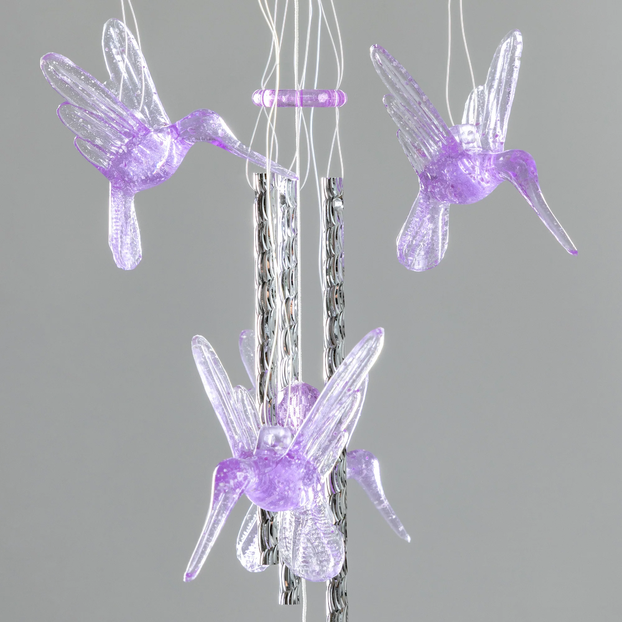 Glow in the Dark Hummingbird Wind Chime - Image 4