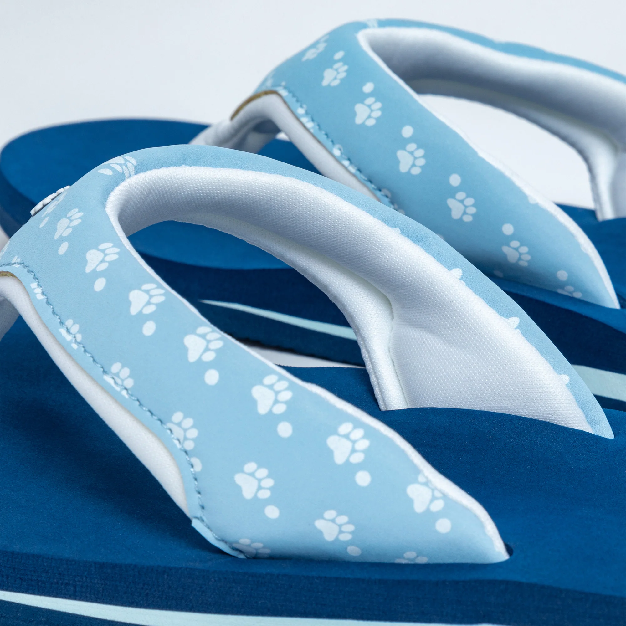 Cushy Comfort Paw Print Flip Flops - Image 5