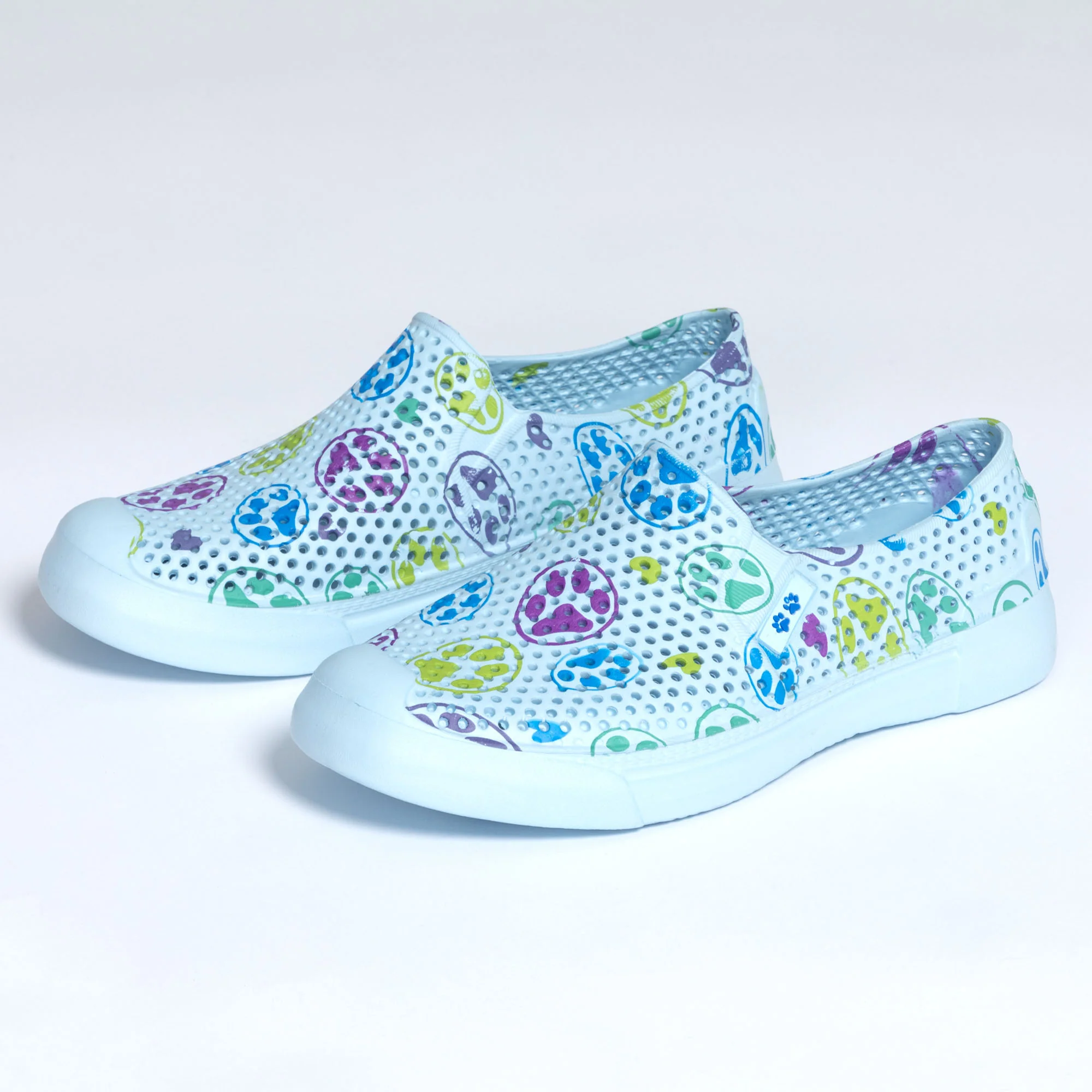 Paw Print Lightweight Slip-On Shoes - Image 11
