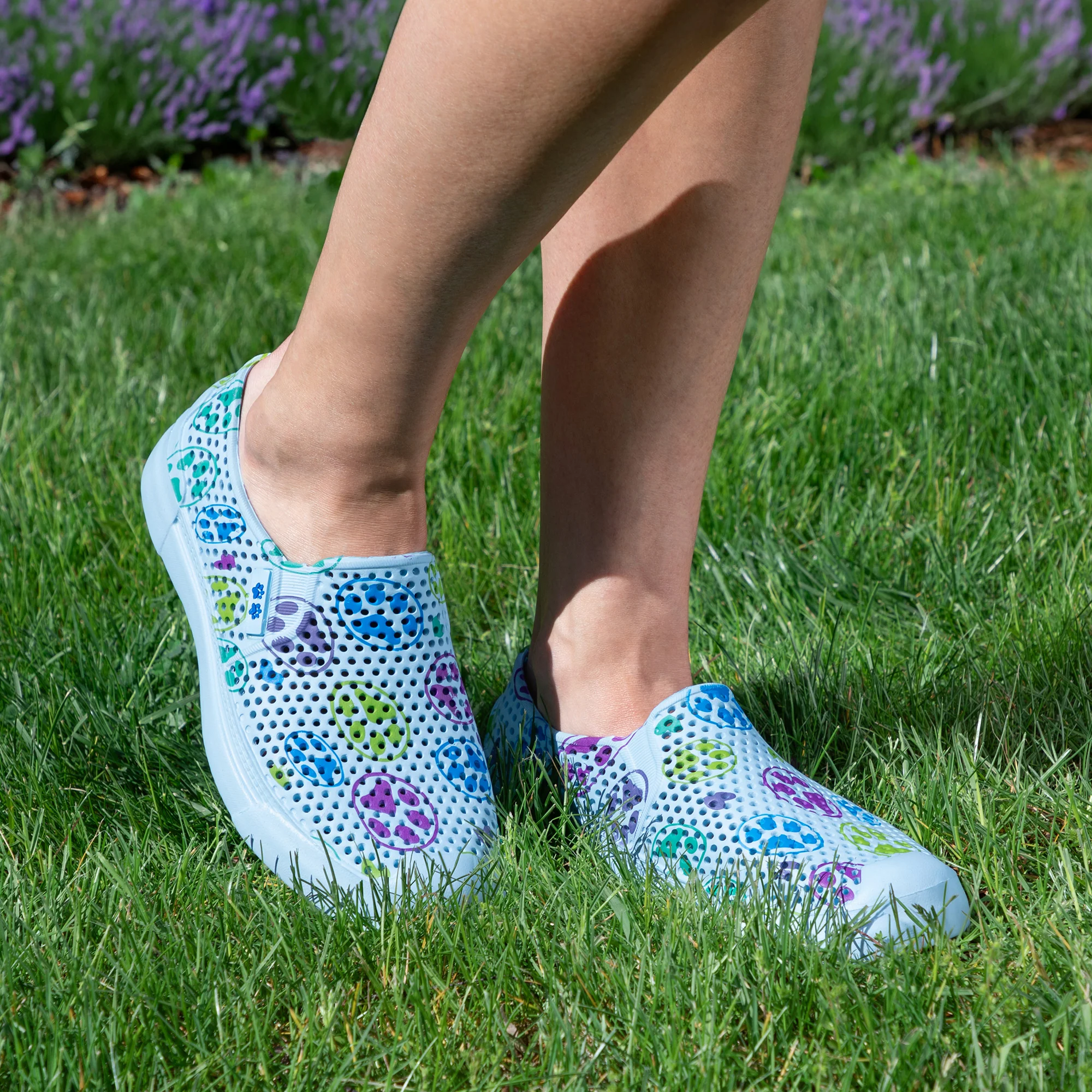 Paw Print Lightweight Slip-On Shoes - Image 3