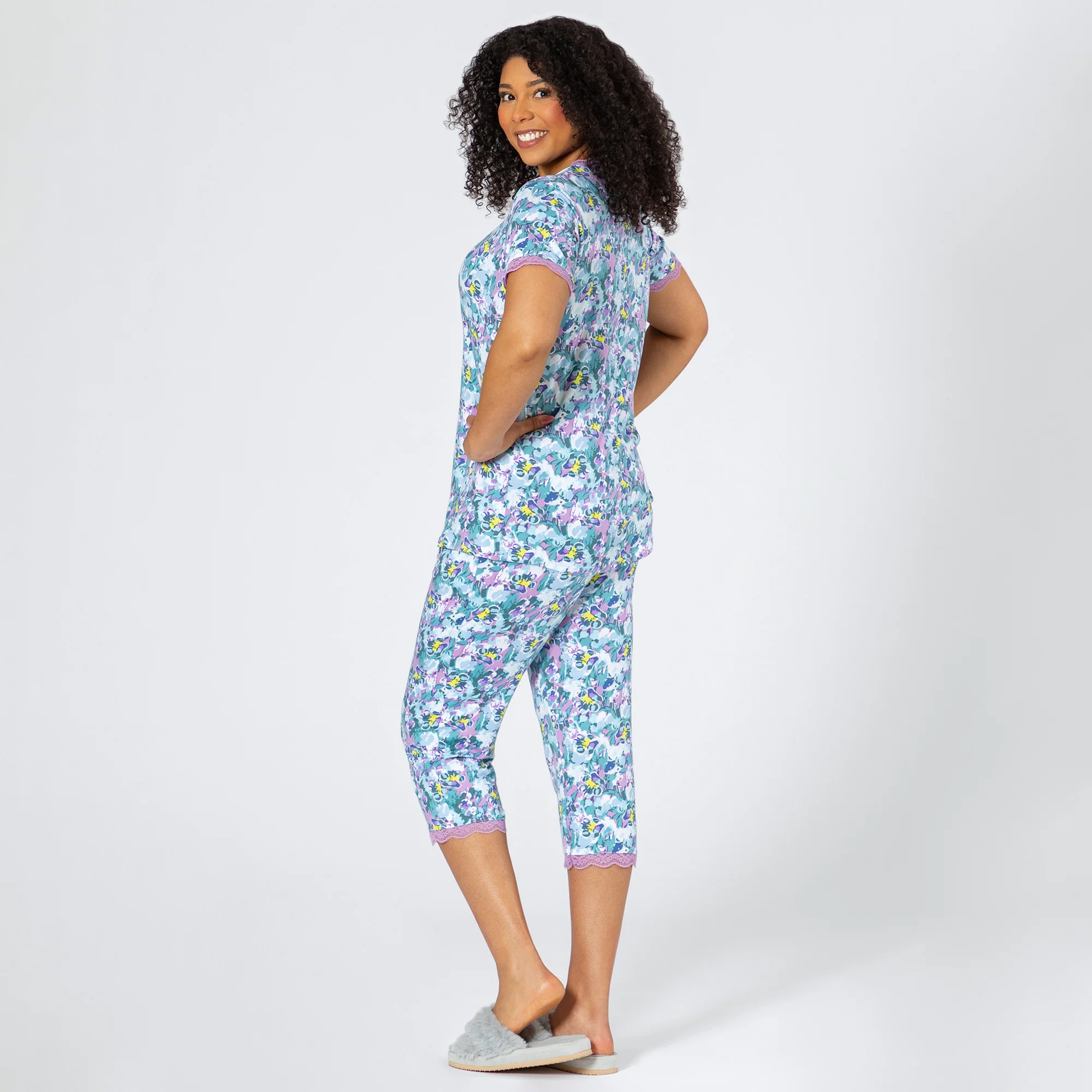 Marble Paw Garden Soft Touch Pajama Set - Image 10