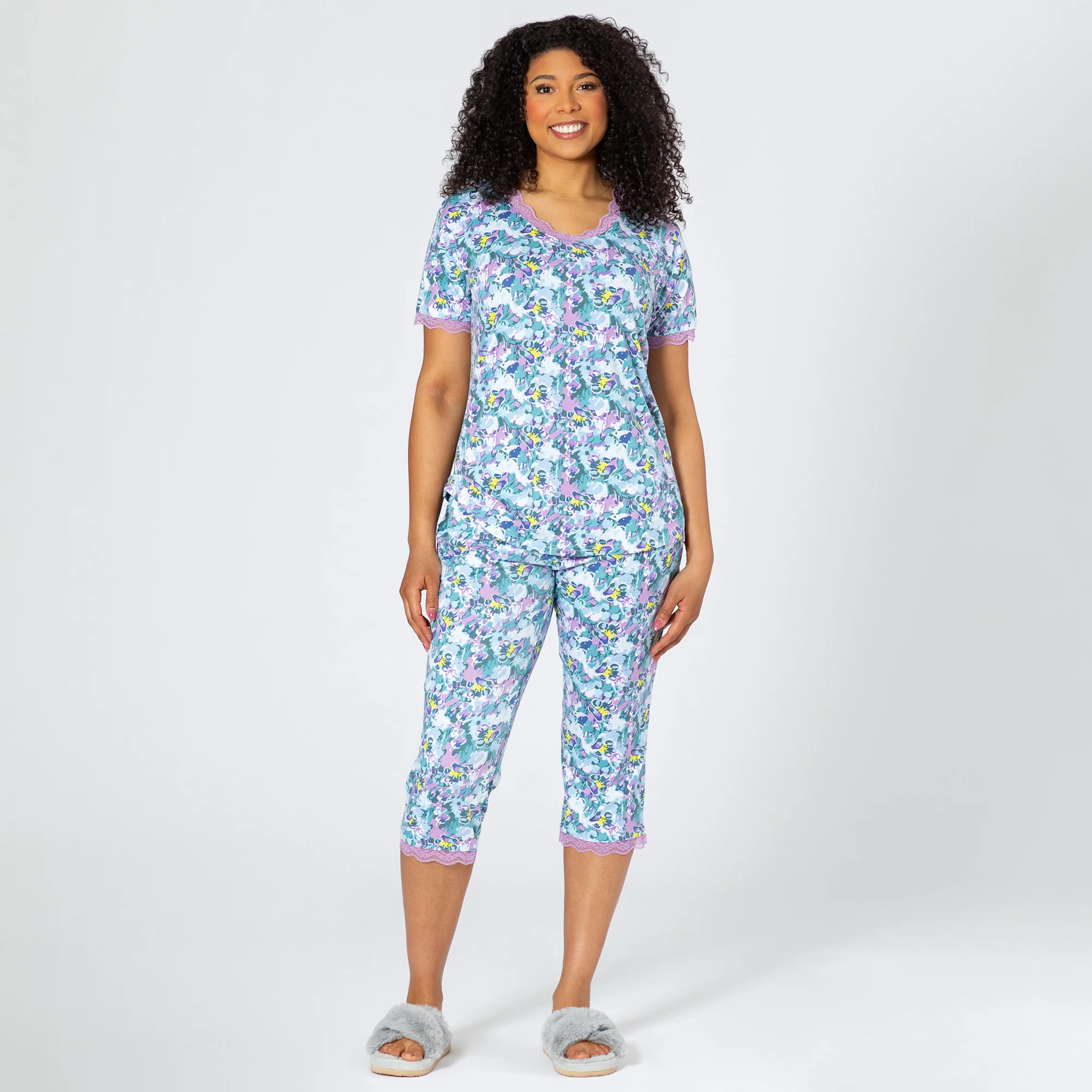 Marble Paw Garden Soft Touch Pajama Set - Image 9