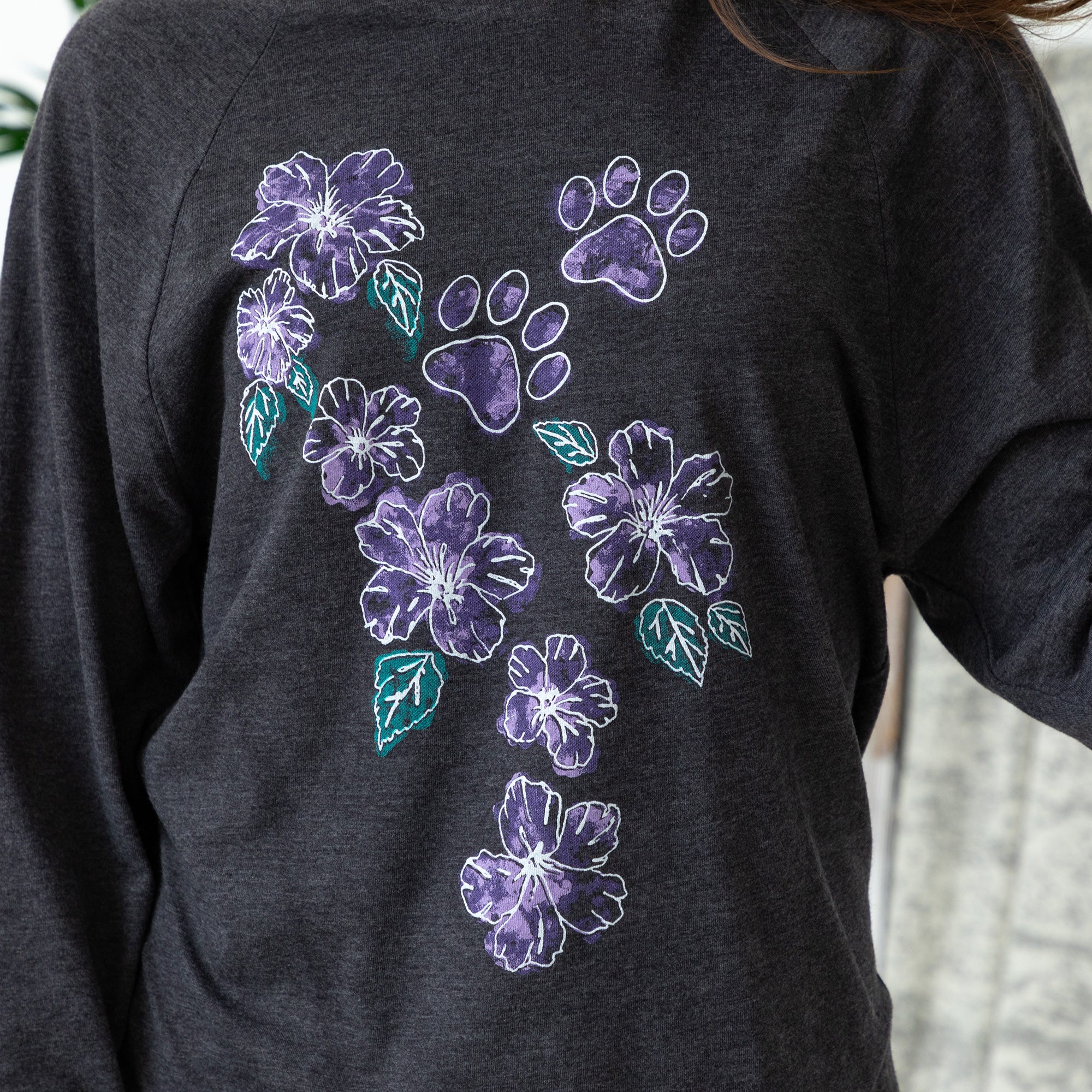 Hibiscus & Paws Ladies Hooded Tunic - Image 2