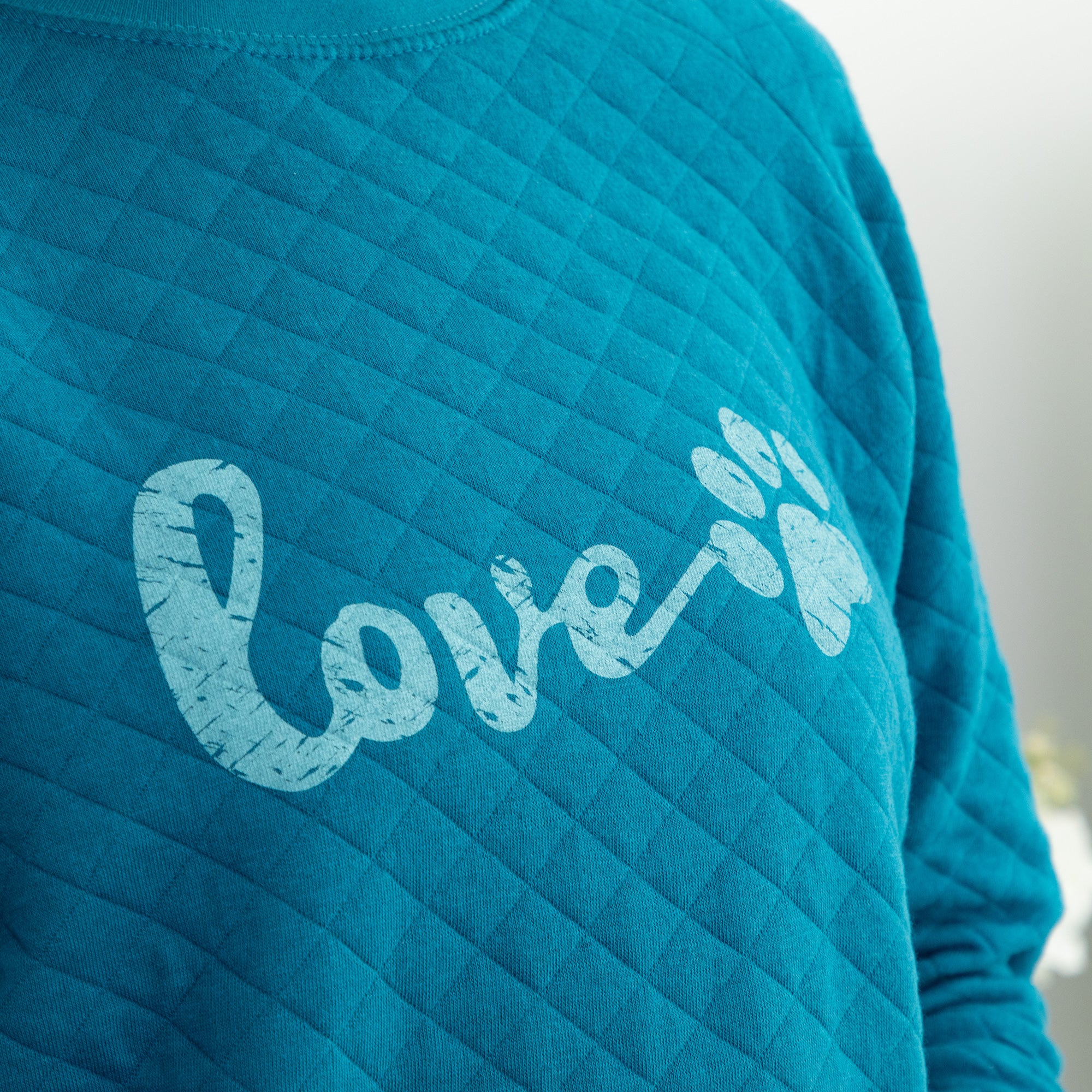 Quilted Love Paw Crewneck Sweatshirt - Image 2