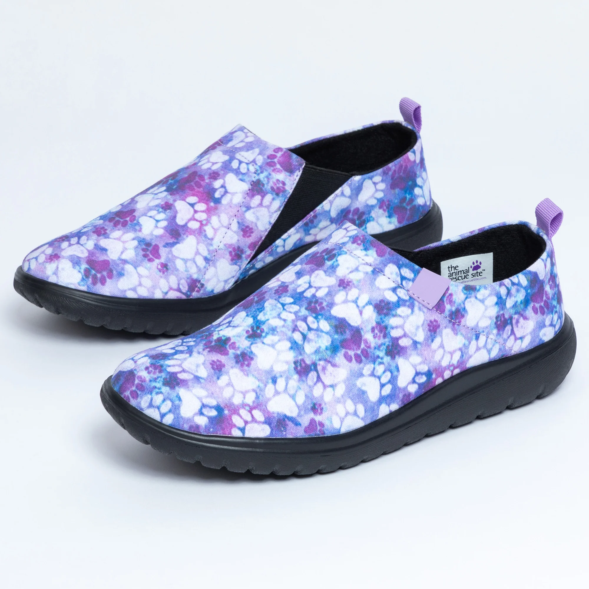 Lightweight Comfort Paw Print Slip-On Canvas Shoes - Image 21