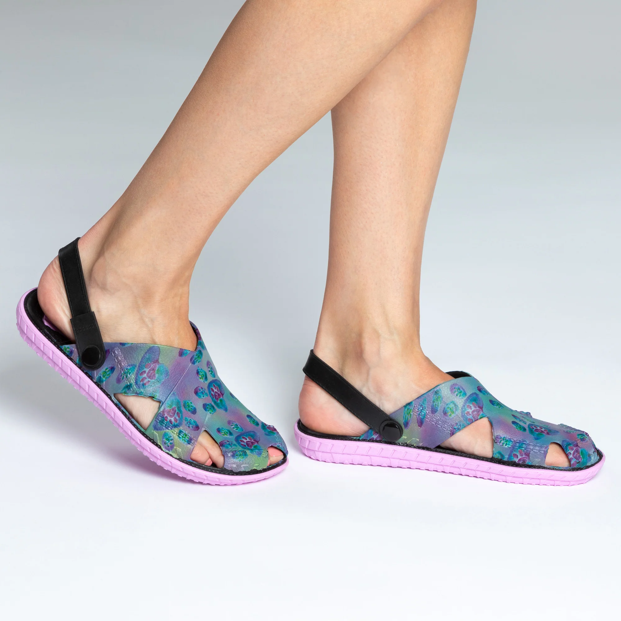Paw Print Slingback Summer Sandals - Image 11