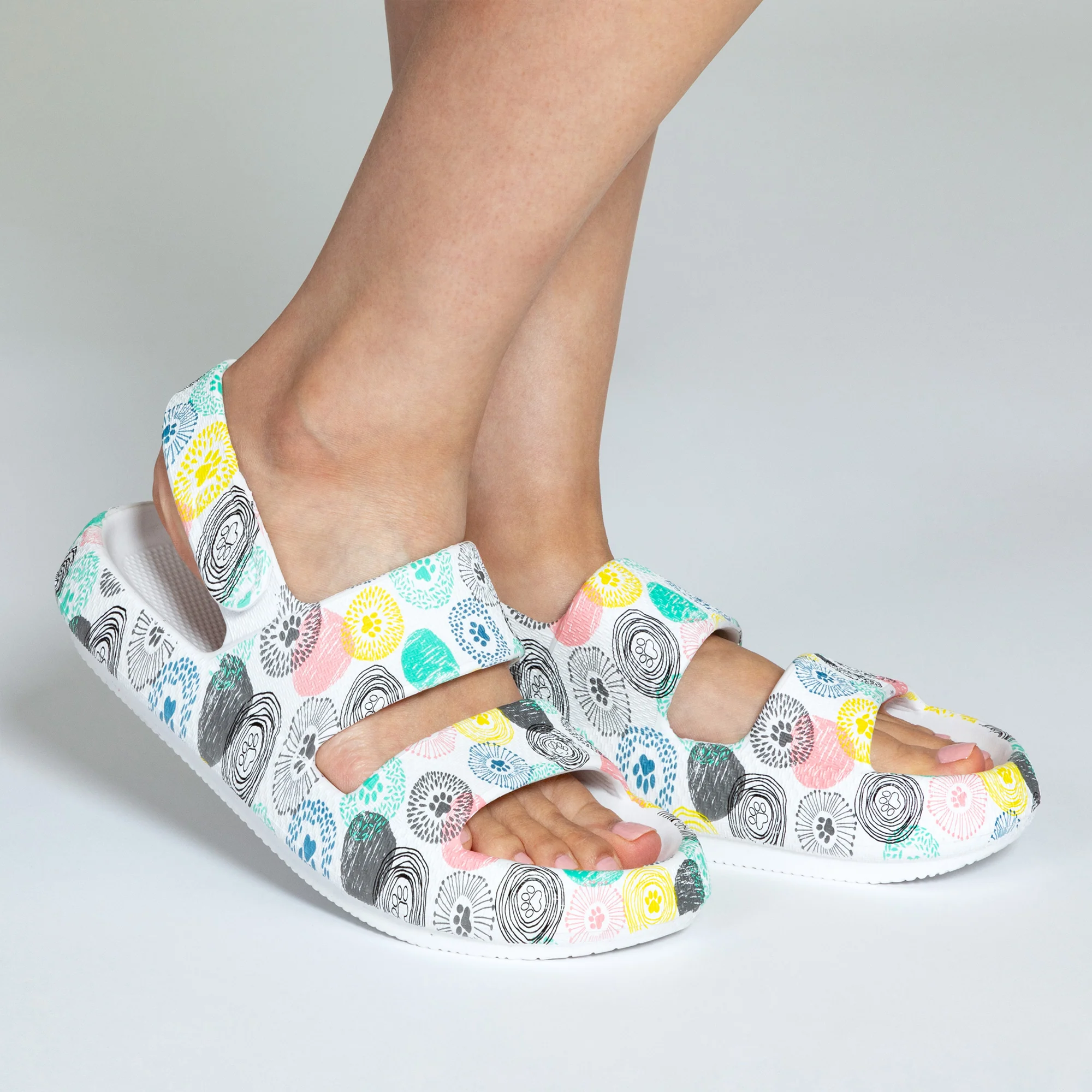Paw Print Pillow Slingback Sandals - Image 2