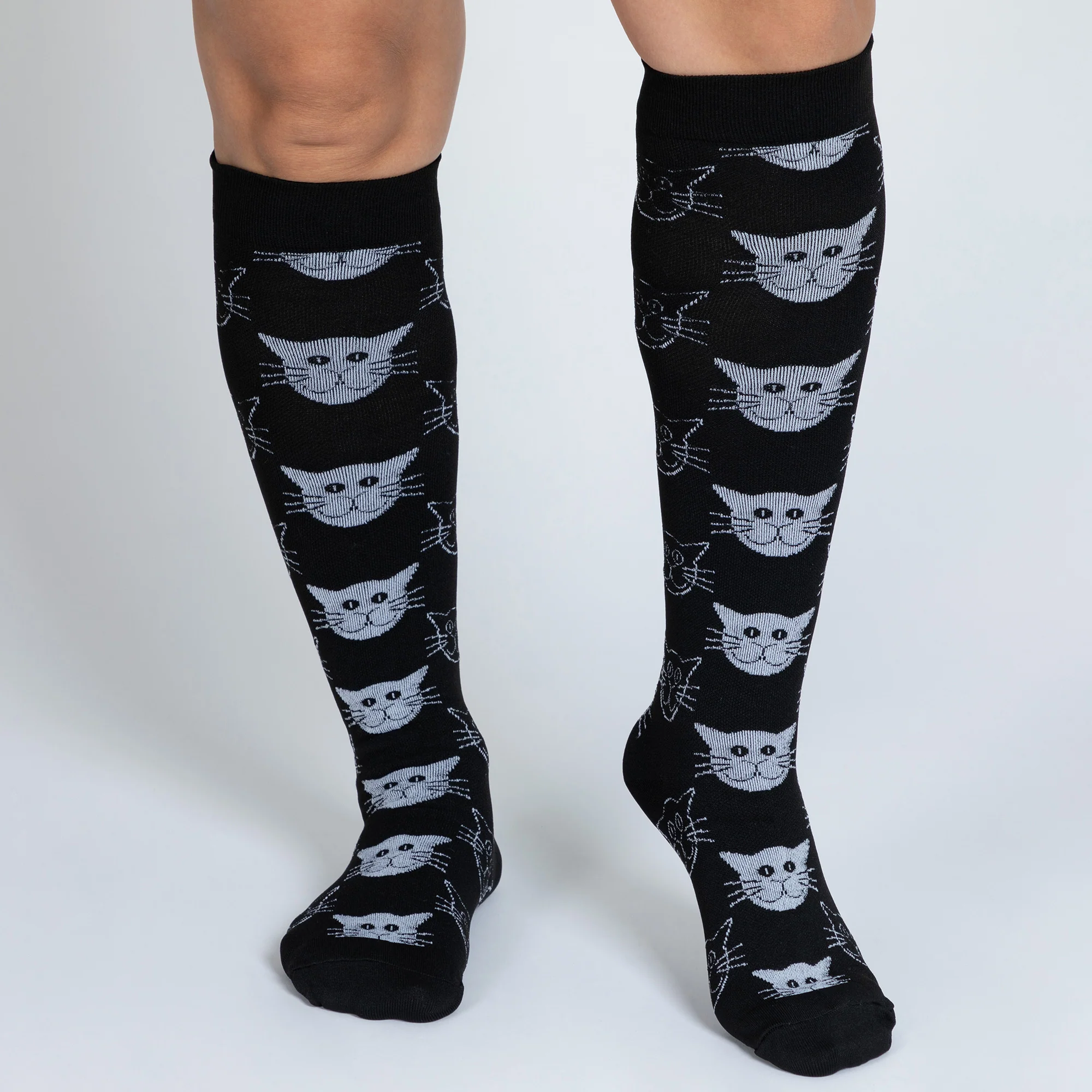 Fun Print No Slip Moderate Compression Socks - Image 4
