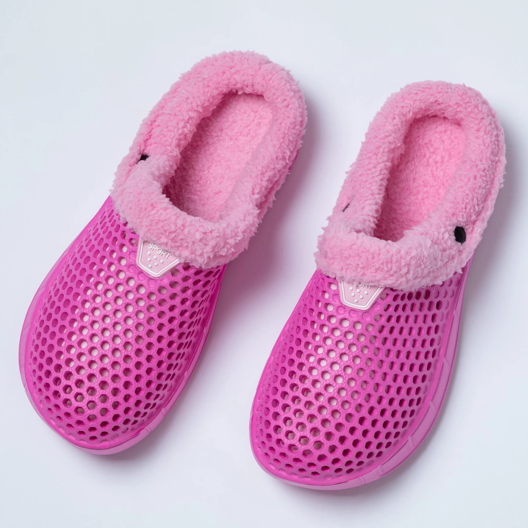 On the Go Plush Sherpa Fleece-Lined Rubber Clogs - Image 13