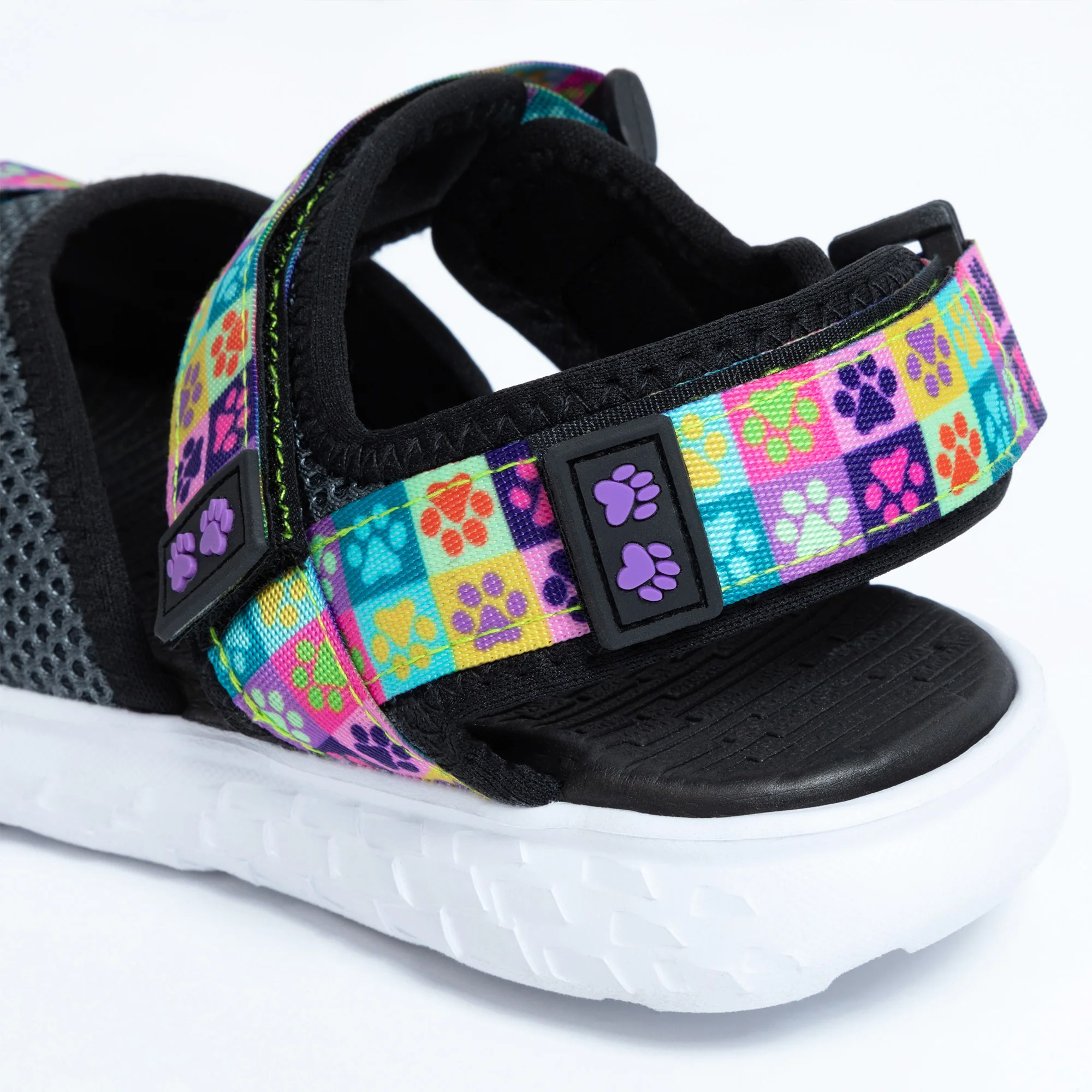 Paw Print Adjustable Comfort Sandals - Image 9