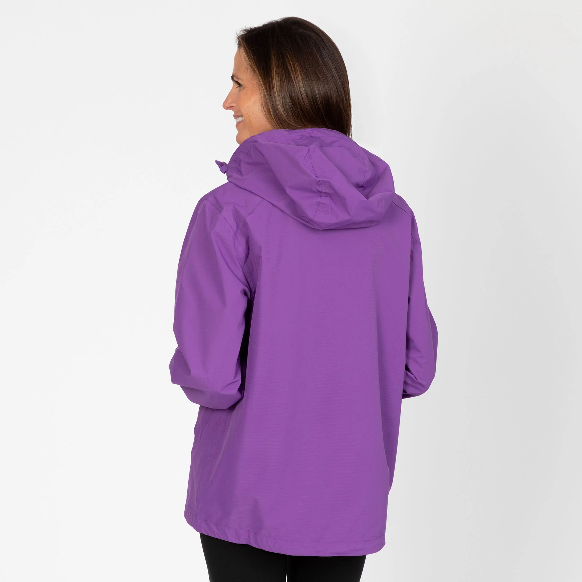Reflective Paw Print Rain Jacket with Zippered Pockets - Image 21