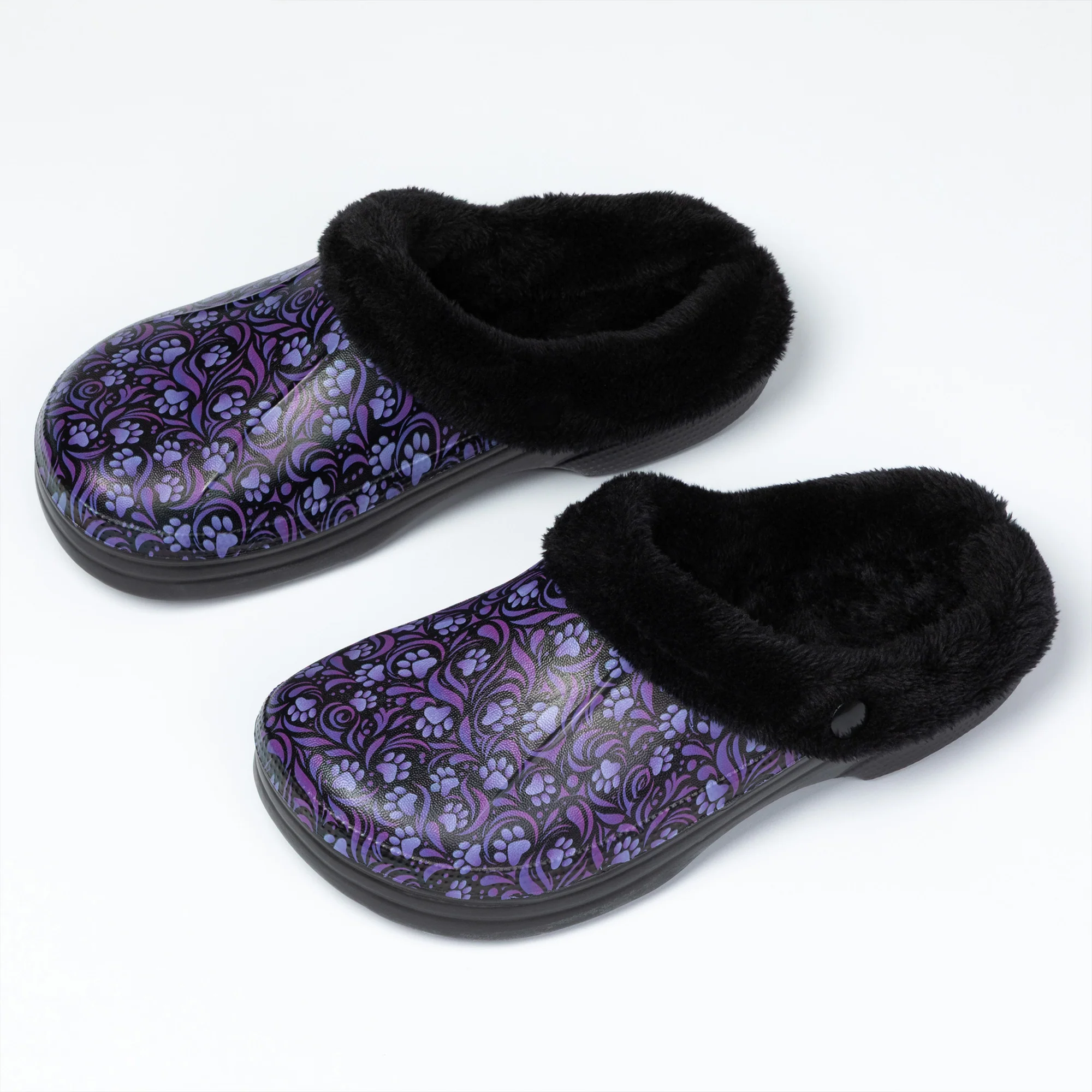 Paw Print Indoor/Outdoor Clog Slipper Shoes - Image 24
