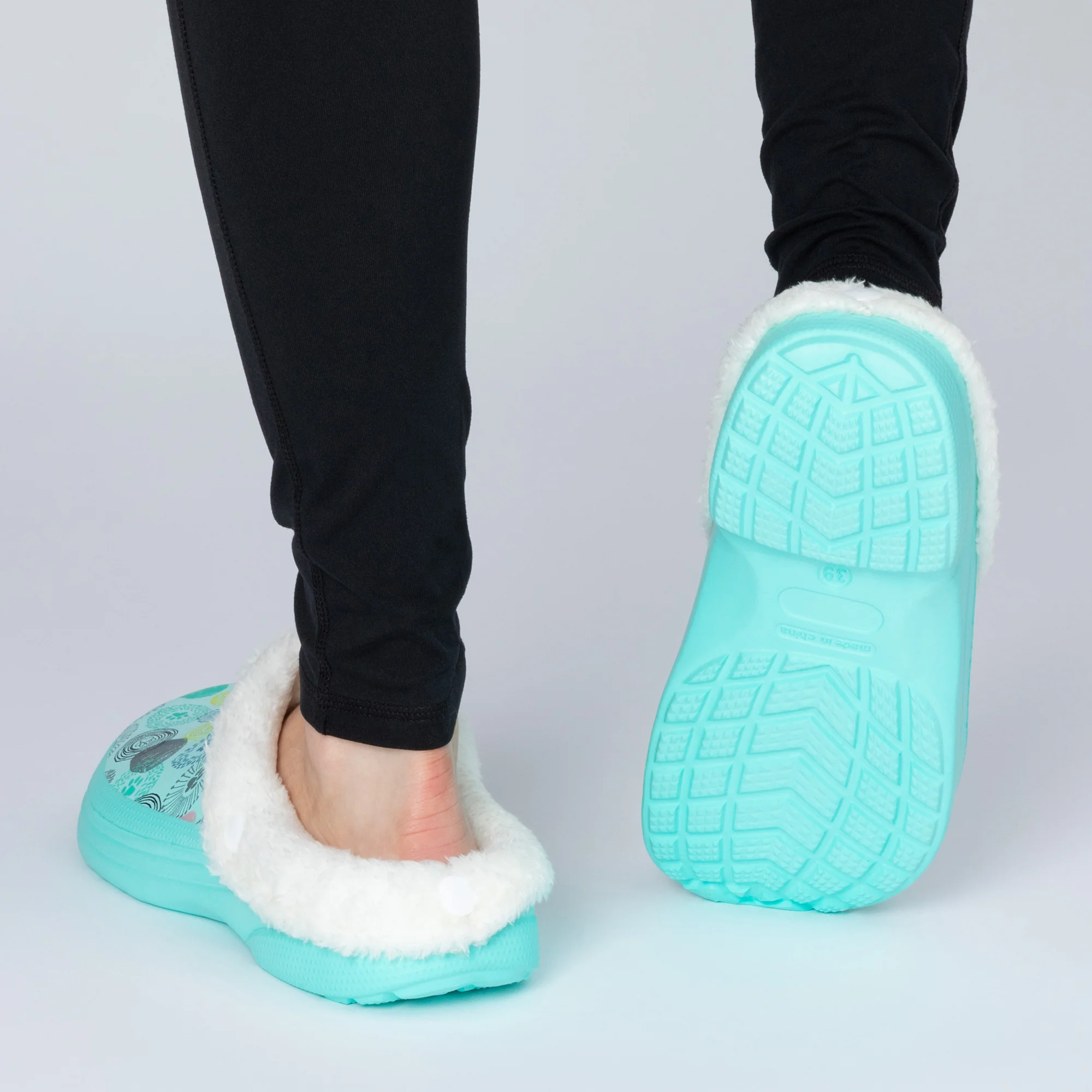 Paw Print Indoor/Outdoor Clog Slipper Shoes - Image 5