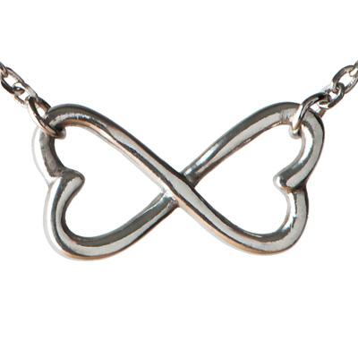 Infinite Strength of Love Pewter Necklace - Image 5