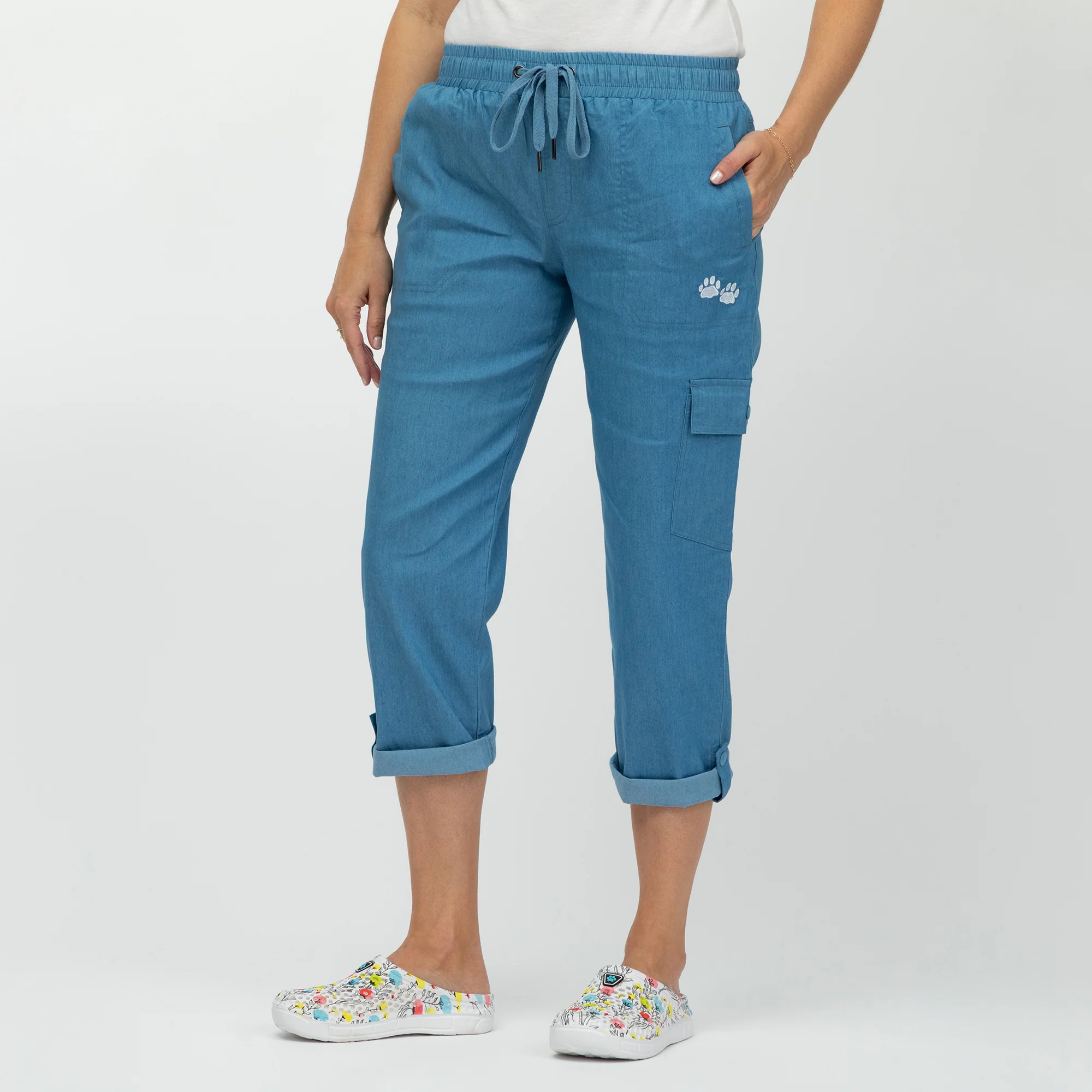 Paw Print Convertible Pants - Image 9