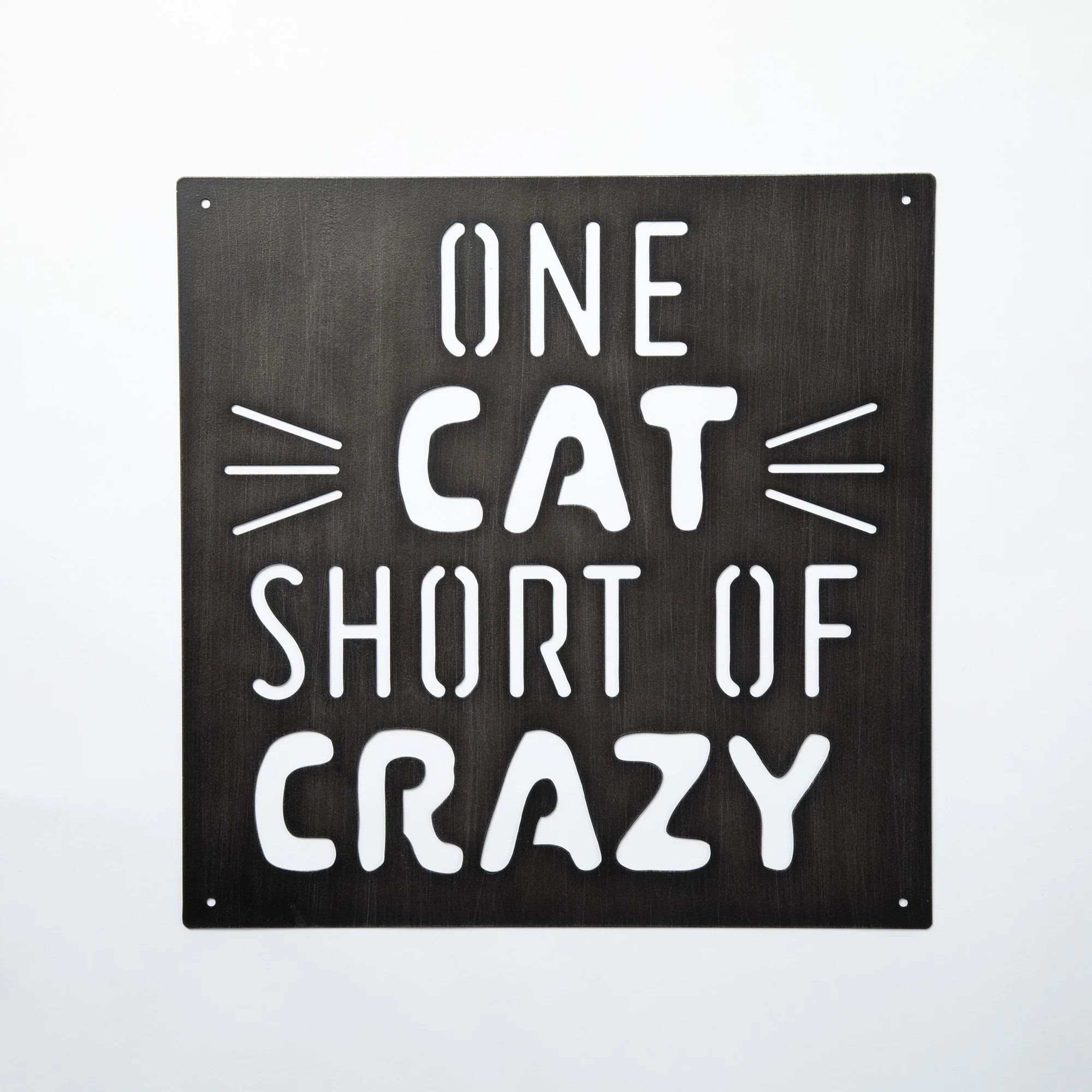 Cat Lover Outdoor Wall Decor Sign - Image 2