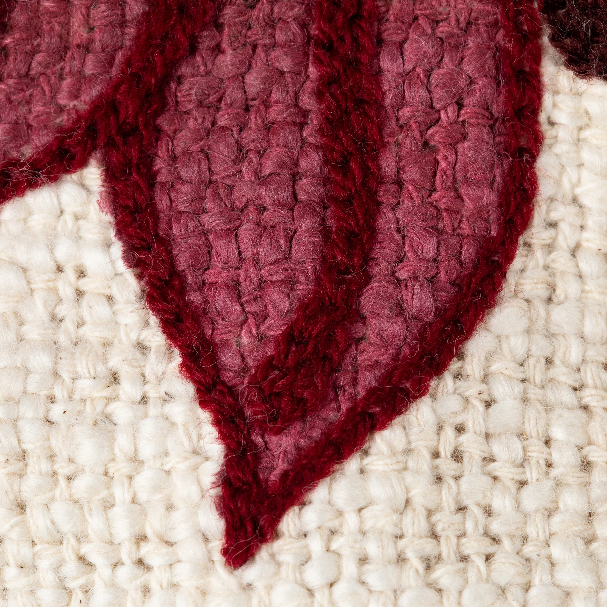 Woven Floral Block Print Throw Blanket - Image 3
