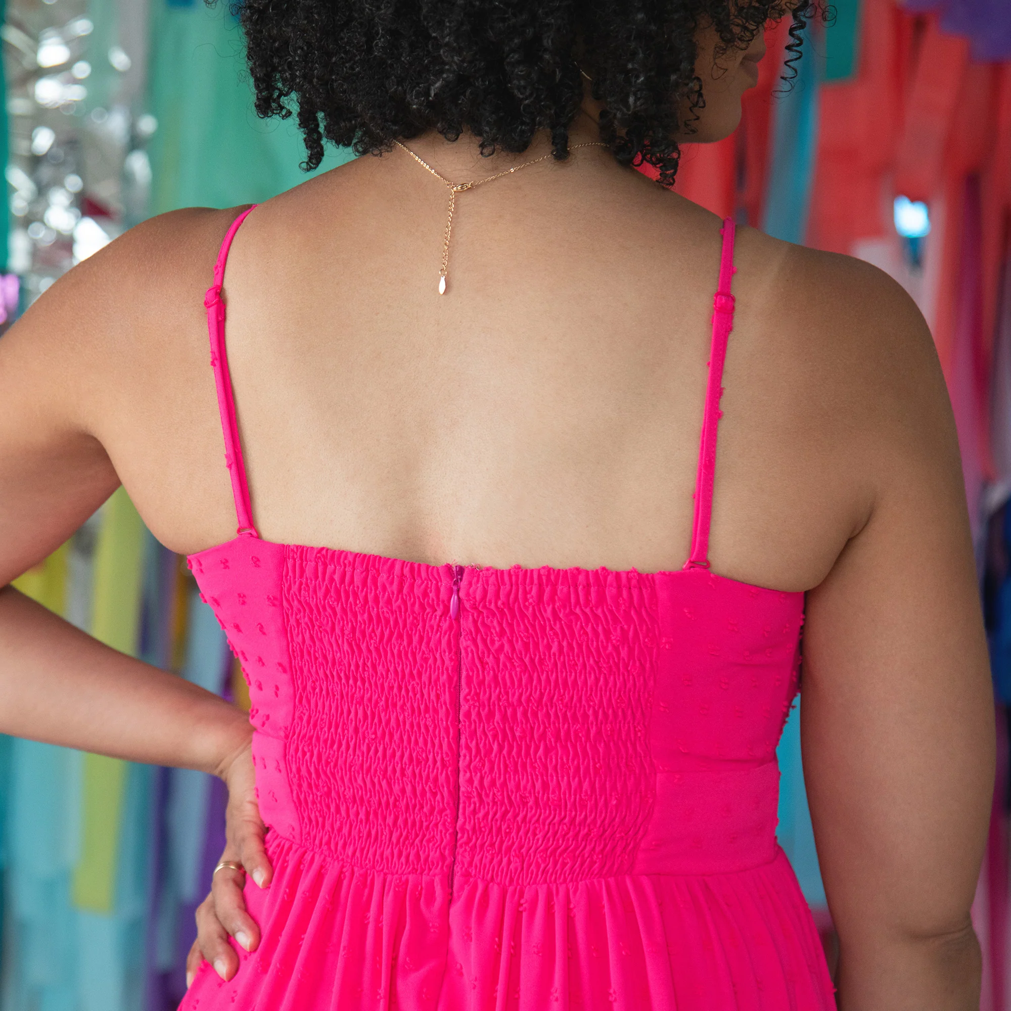 Keyhole Bow Maxi Dress - Image 4
